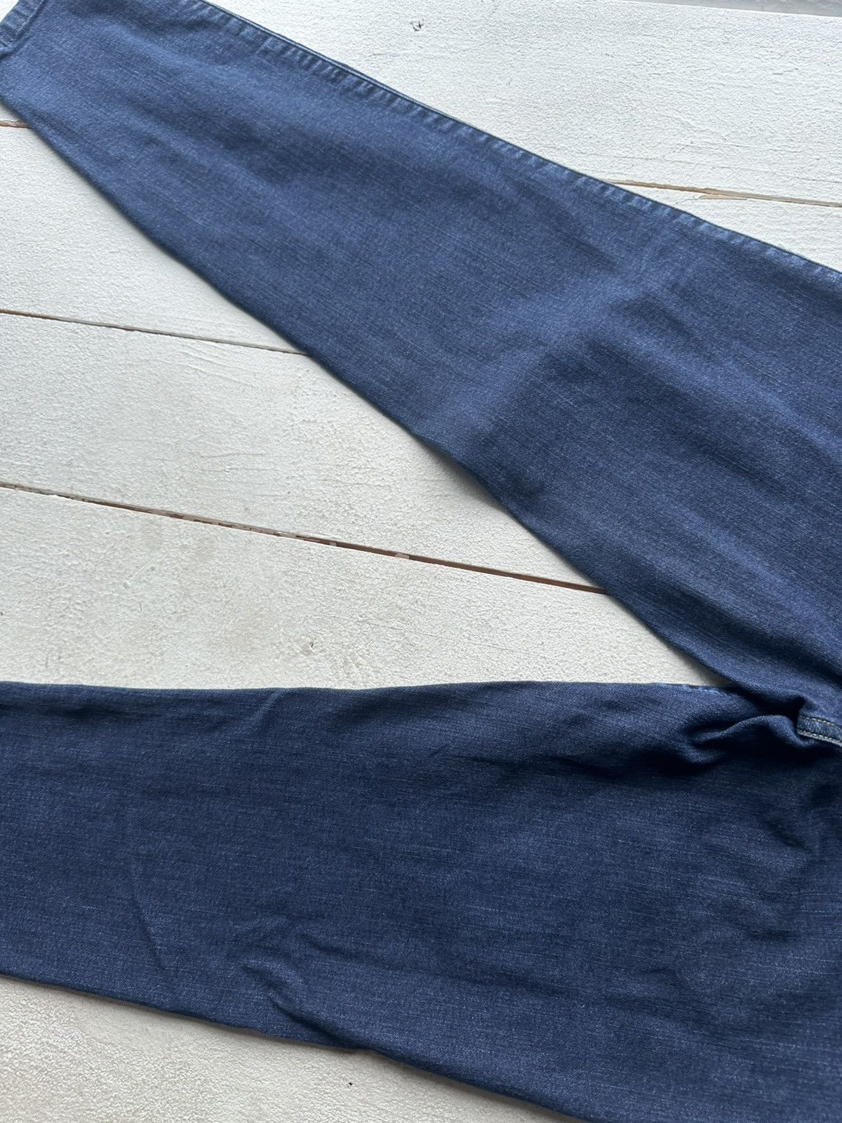 Armani 🚨Y2K WOMEN ARMANI JEANS WITH LOGO AVANT GARDE DENIM PANTS Size 29" - 10 Thumbnail