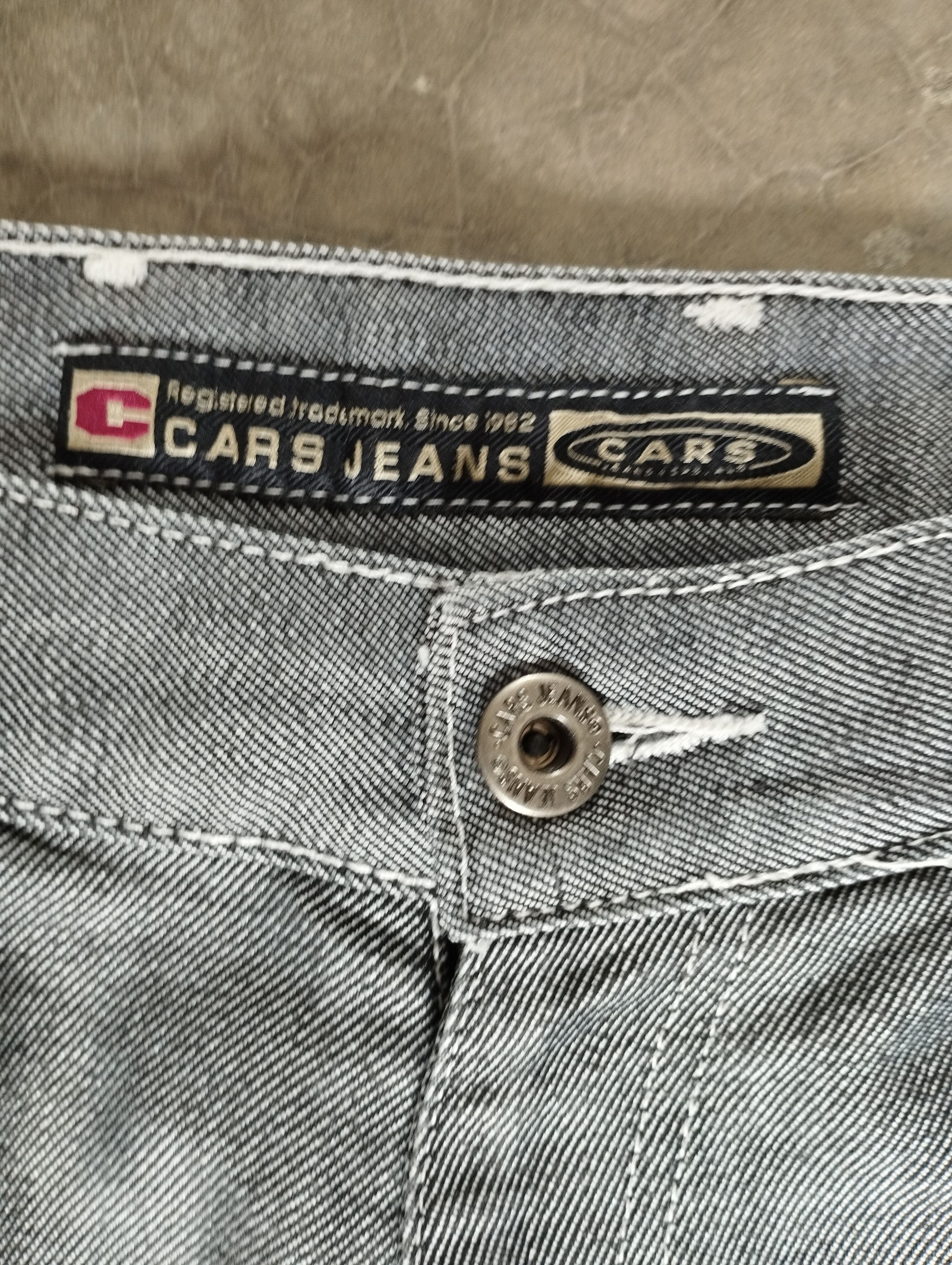Tete Homme Vintage 90's Skateboard Jeans Cars Jeans Made In Tunisia Size US 32 / EU 48 - 7 Thumbnail