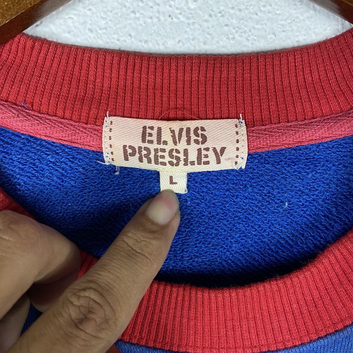 Band Tees × Vintage Vintage American Actor and Singer Elvis Presley Sweatshirt Size US L / EU 52-54 / 3 - 5 Thumbnail