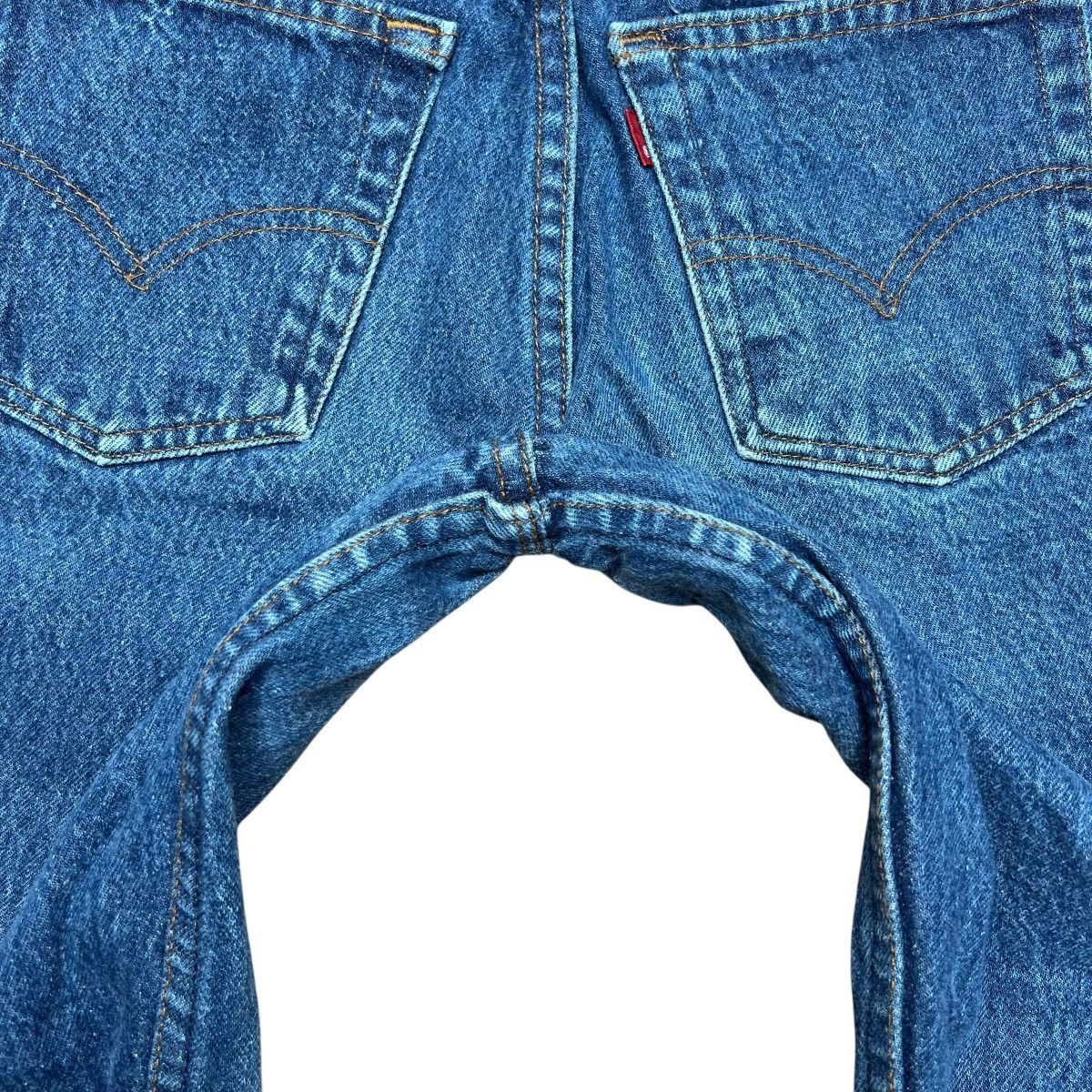 Levi's Vtg 1980s Levi’s 701 Button Fly Student USA Blue Denim Pants Size 25" / US 0 / IT 36 - 13 Thumbnail