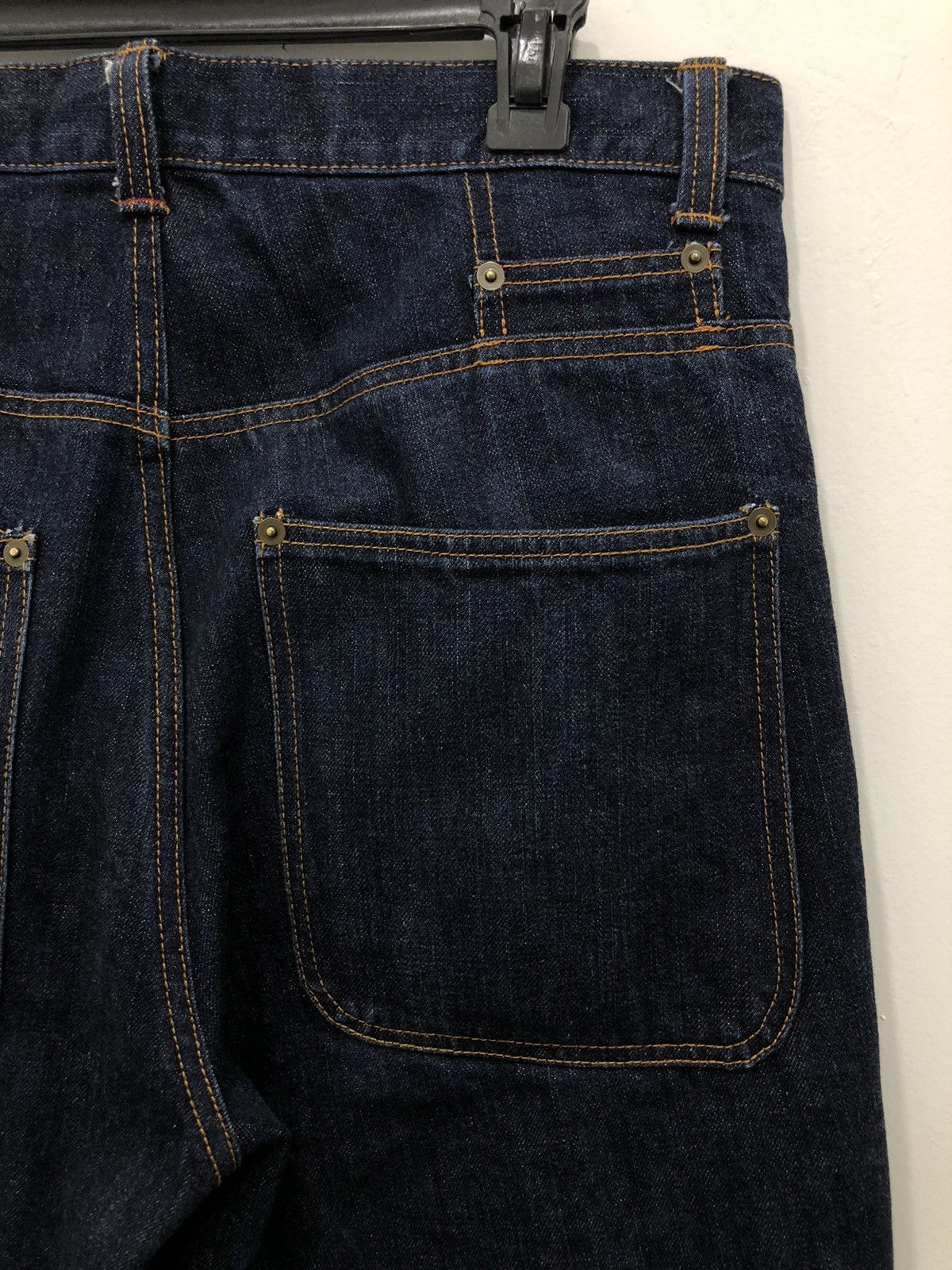 Japanese Brand Free Farm Hand 👖BIG PANTS👖 Japanese Denim Pants Loose Fit Size US 32 / EU 48 - 16 Thumbnail