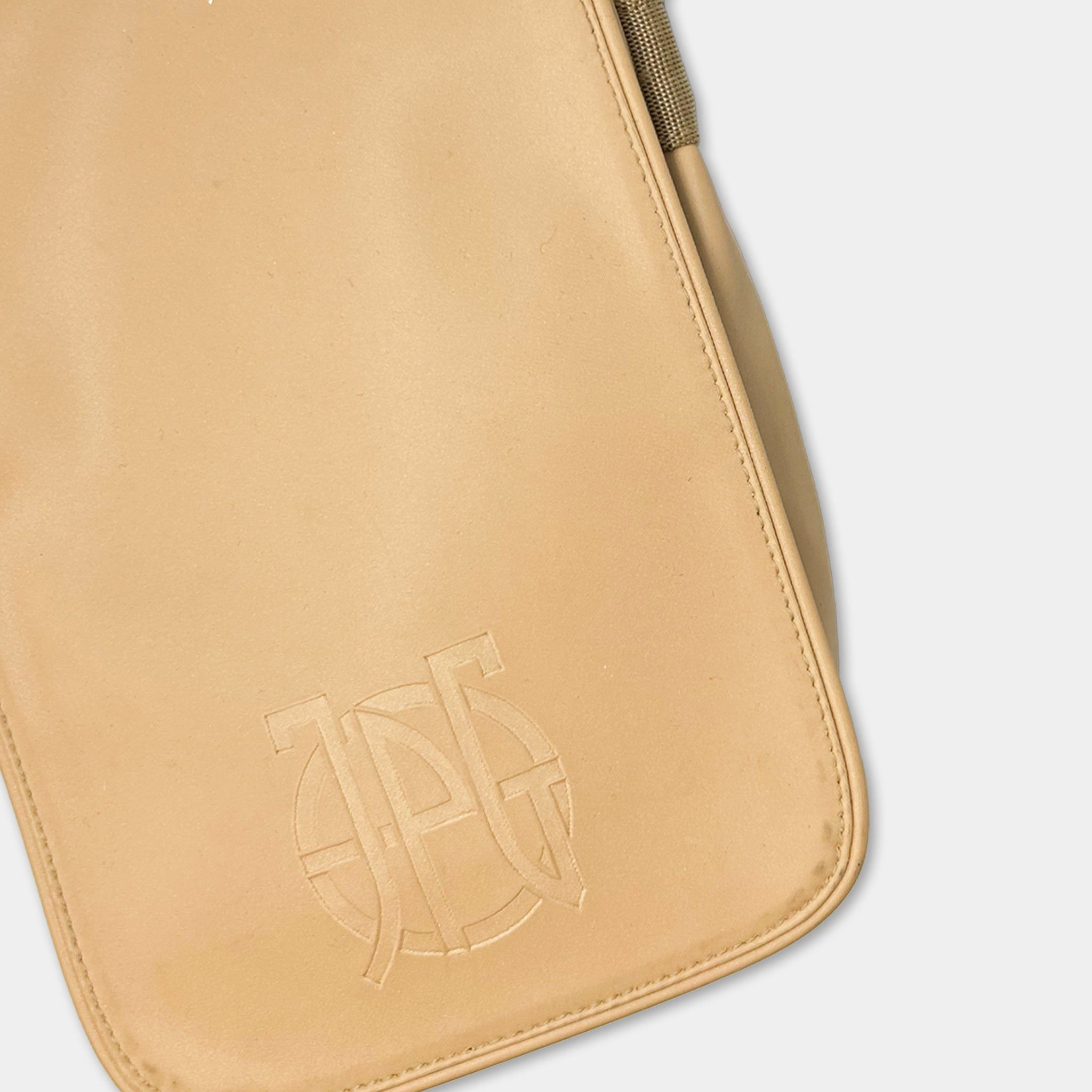 Jean Paul Gaultier Jean Paul Gaultier 2000's Tan Leather Logo Bag Size ONE SIZE - 2 Thumbnail