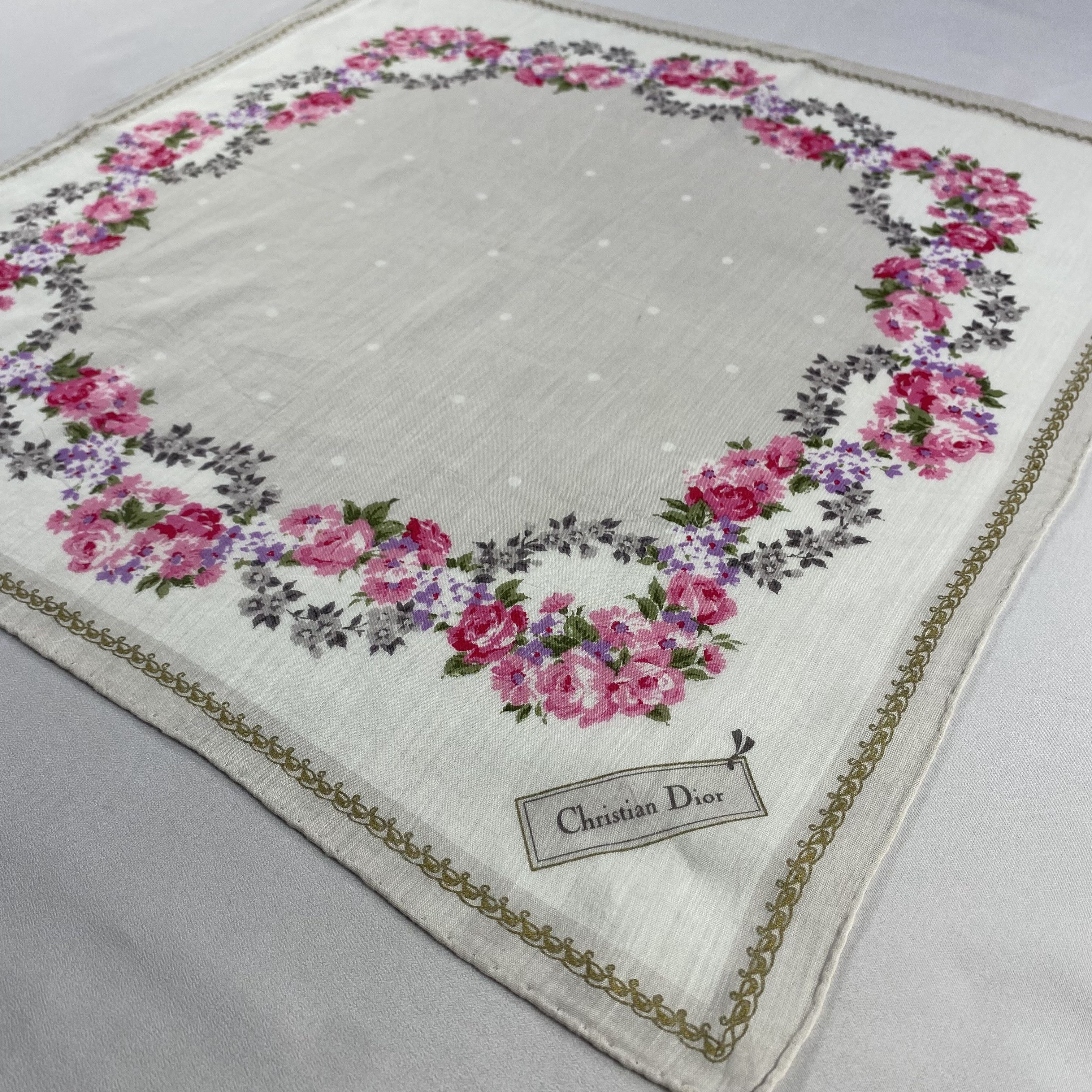 Vintage Christian Dior Monsieur Handkerchief / Neckerchief-P1098 Size ONE SIZE - 2 Thumbnail