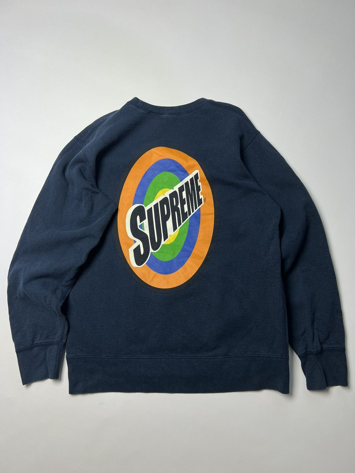 Supreme Supreme sweatshirt Spin Logo Mauve SS16 🍊 L size | Grailed
