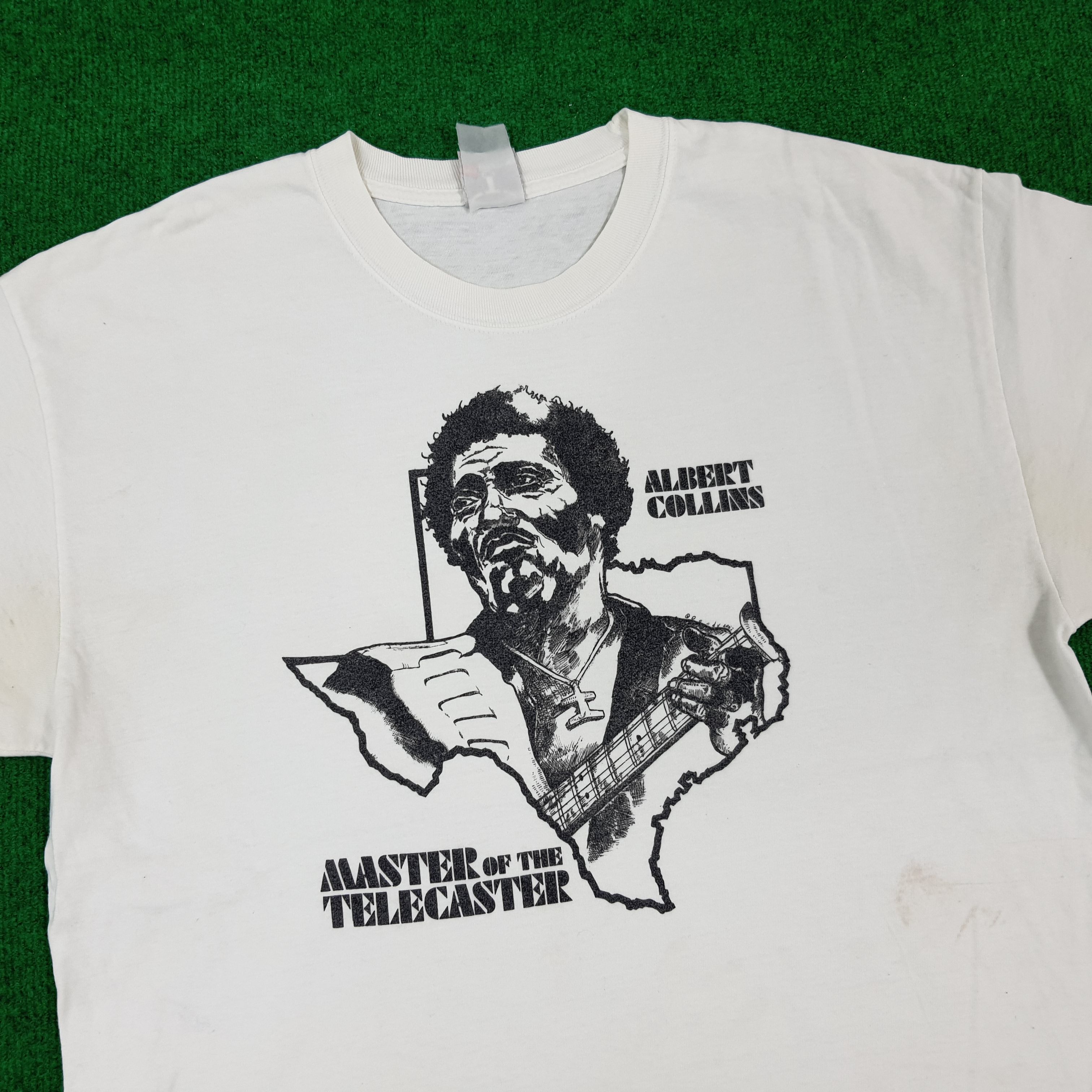 Band Tees × Vintage Vintage Albert Collins American Guitarist and Singer Tshirt Size US L / EU 52-54 / 3 - 2 Thumbnail