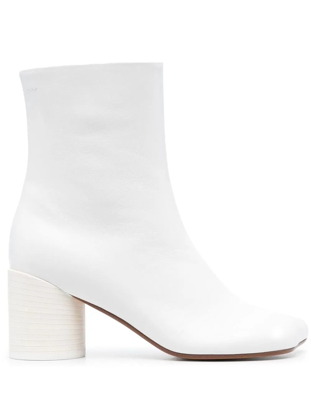 Maison Margiela o1mle0426 Anatomic Ankle Boots in Optic White Size US 10 / IT 40 - 1 Thumbnail