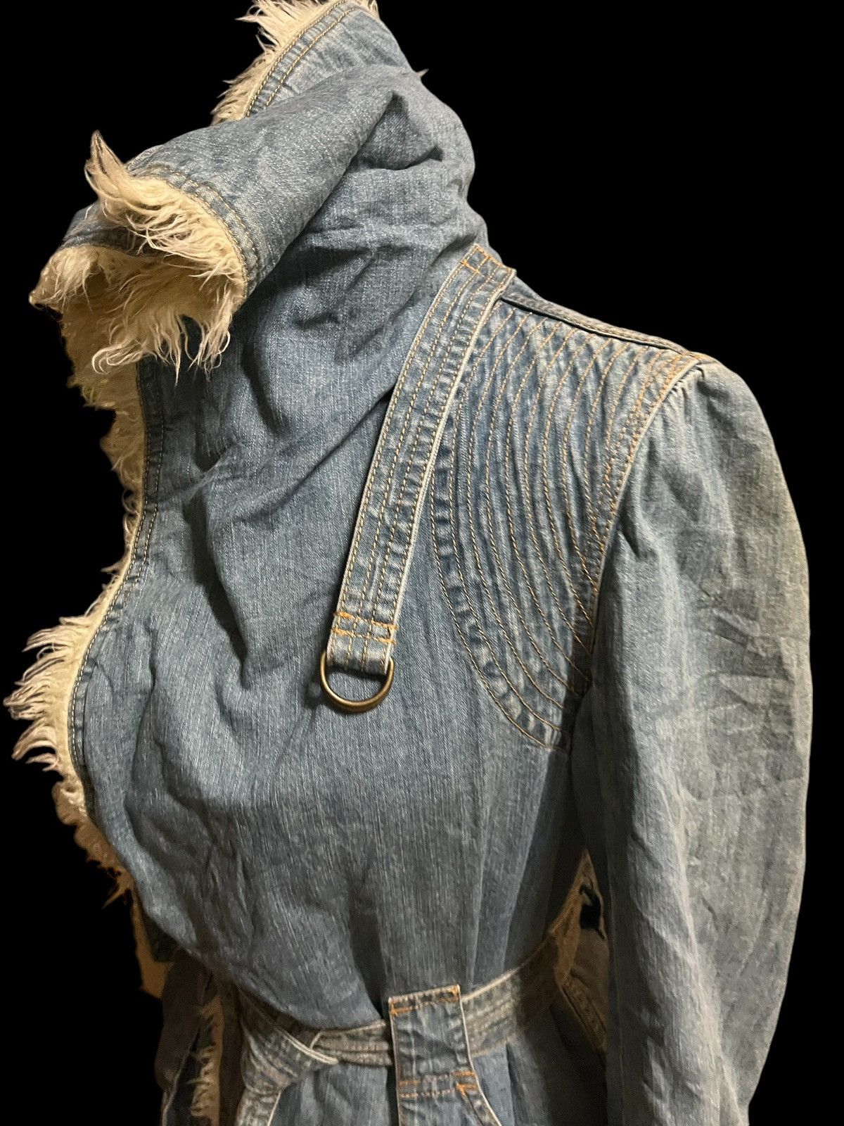 Tsumori Chisato Denim faux fur jacket Size M / US 6-8 / IT 42-44 - 6 Thumbnail