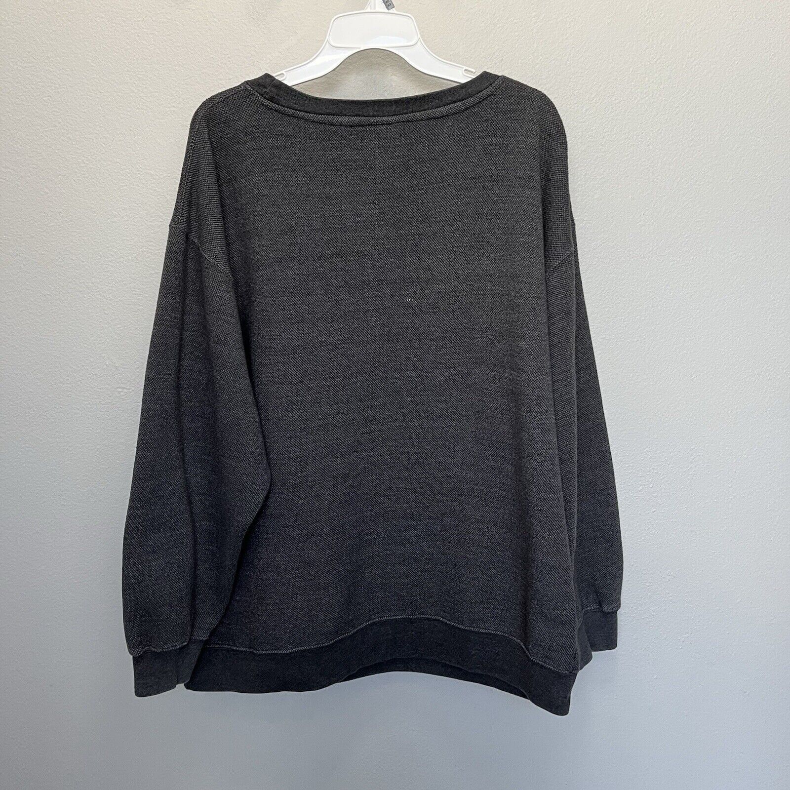 Vintage Valani Apparel | Gray Pique Front Pocket Textured Sweater Size XL / US 12-14 / IT 48-50 - 5 Thumbnail