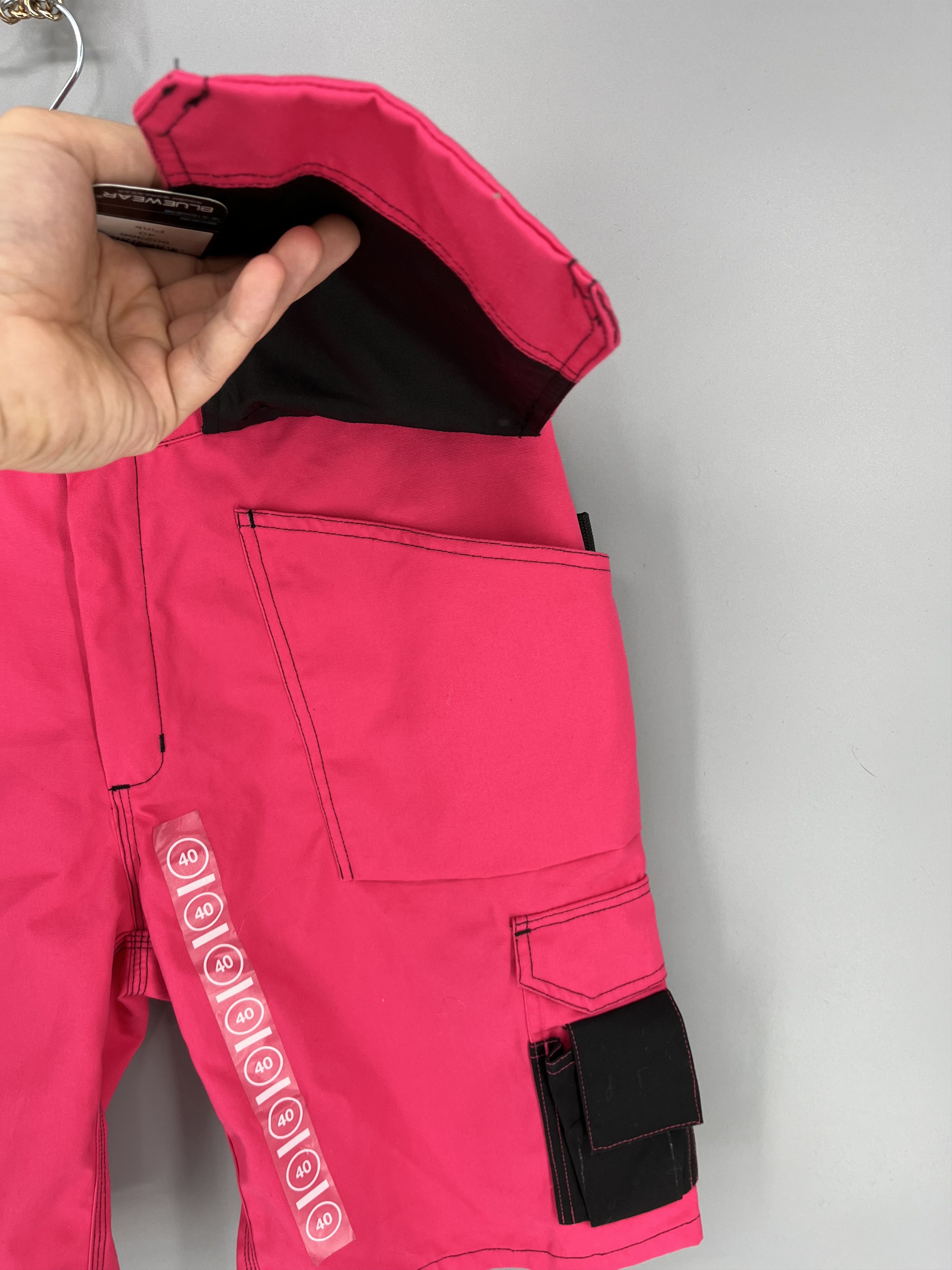 Global Work Bluewear Rough Workwear Holster Cargo Multi Pocket Shorts Size US 32 / EU 48 - 6 Thumbnail