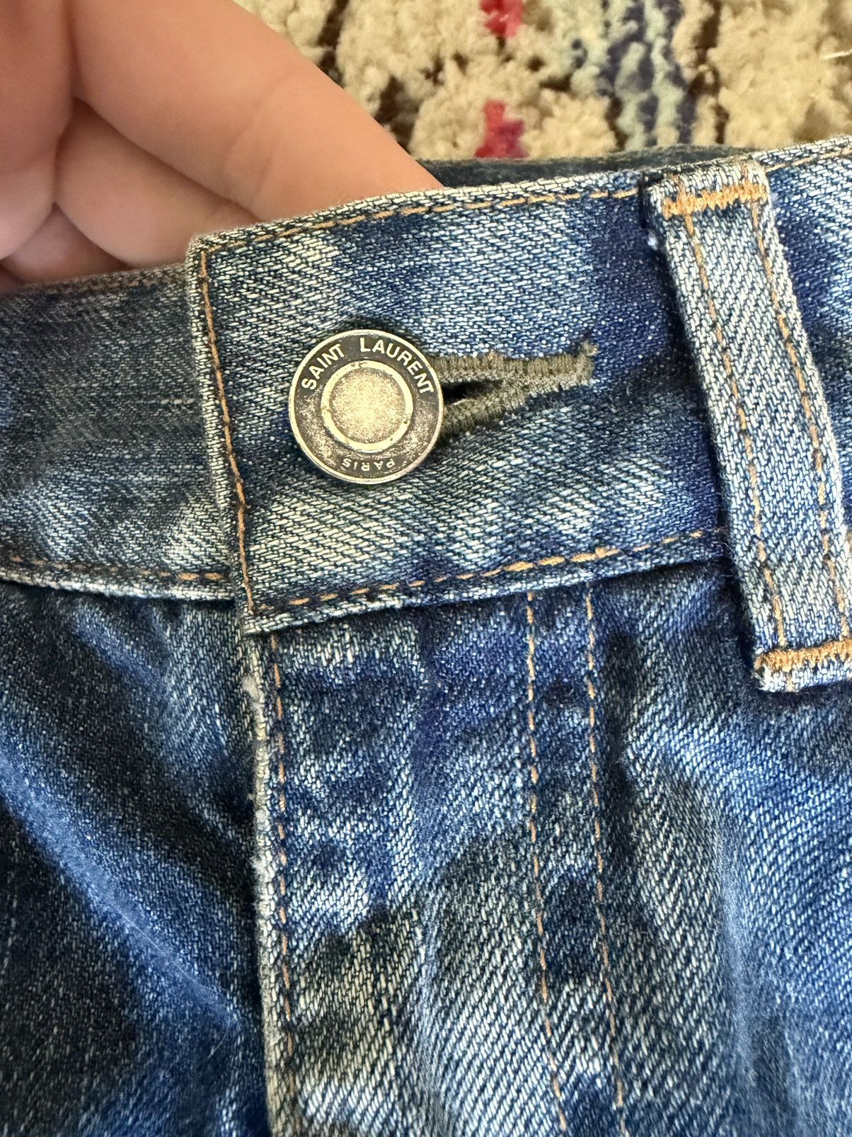 Saint Laurent Paris Selvedge saint Laurent paris denim Size 26" / US 2 / IT 38 - 3 Thumbnail