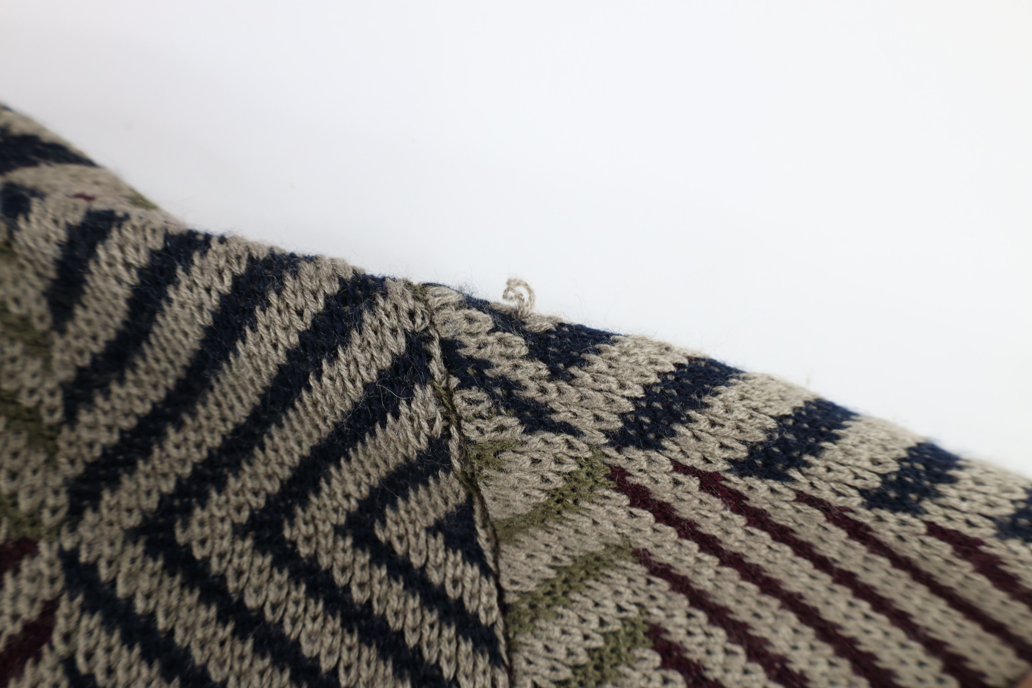 Vintage Vintage 90s Coogi Style Checkered Knit Cosby Dad Sweater Size US XL / EU 56 / 4 - 5 Thumbnail