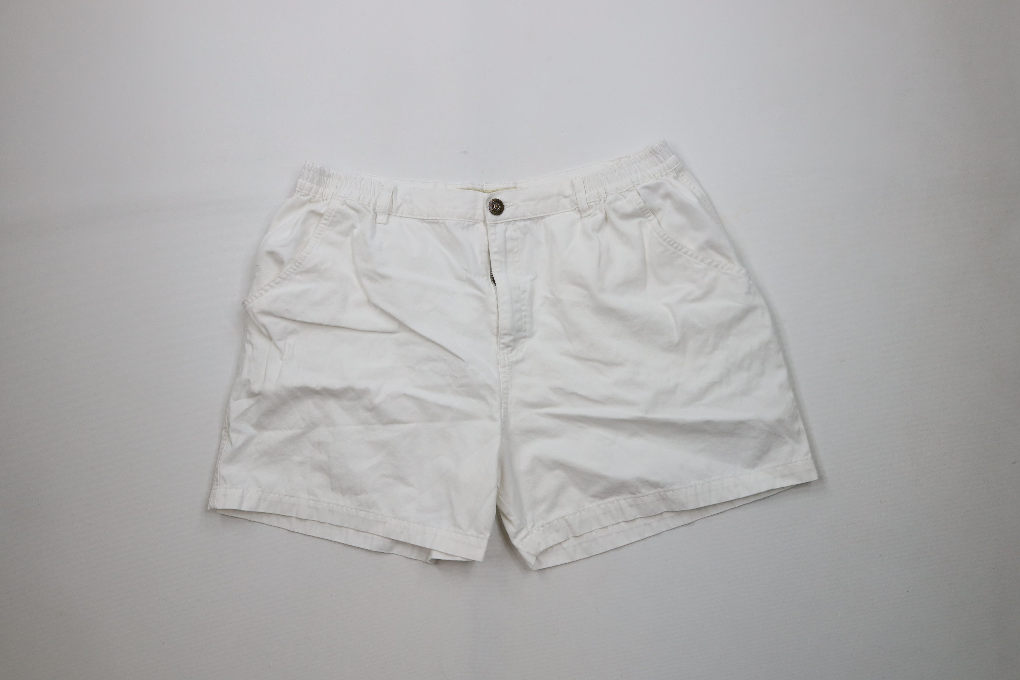 Cabelas × Vintage Vintage Cabelas Outdoor Hiking Trail Shorts White Cotton Size US 36 / EU 52 - 1 Thumbnail