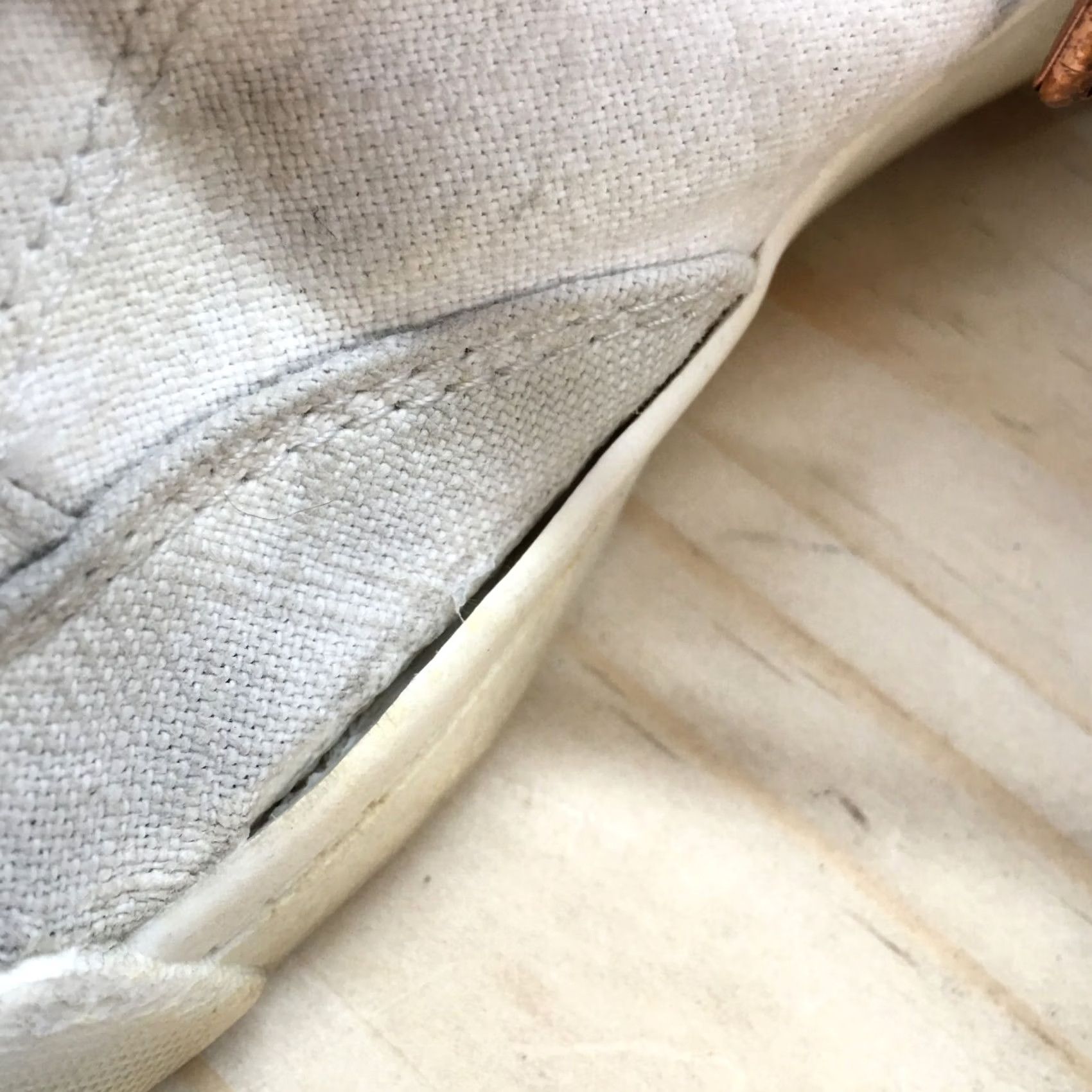 Vintage ROXY Camy U High Top Lace Up Sneakers White Fabric Womens 8 Shoe Sneakers Casual Walking ARJS600494 Size M / US 6-8 / IT 42-44 - 6 Thumbnail
