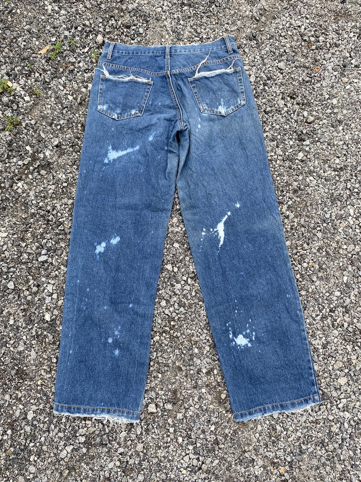 Japanese Brand × Vintage Vintage Nylaus Baggy Bleached Denim Size US 33 - 5 Thumbnail