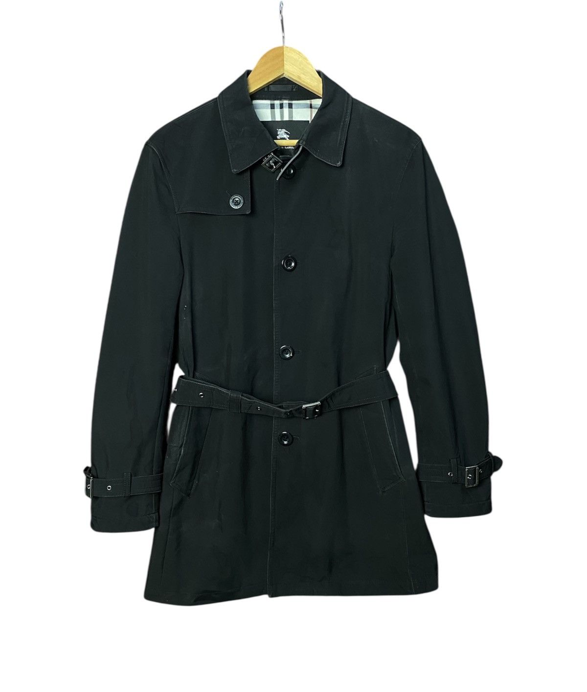 Burberry Prorsum Vintage Burberrys Black Label Trench Coat Size US L / EU 52-54 / 3 - 1 Thumbnail