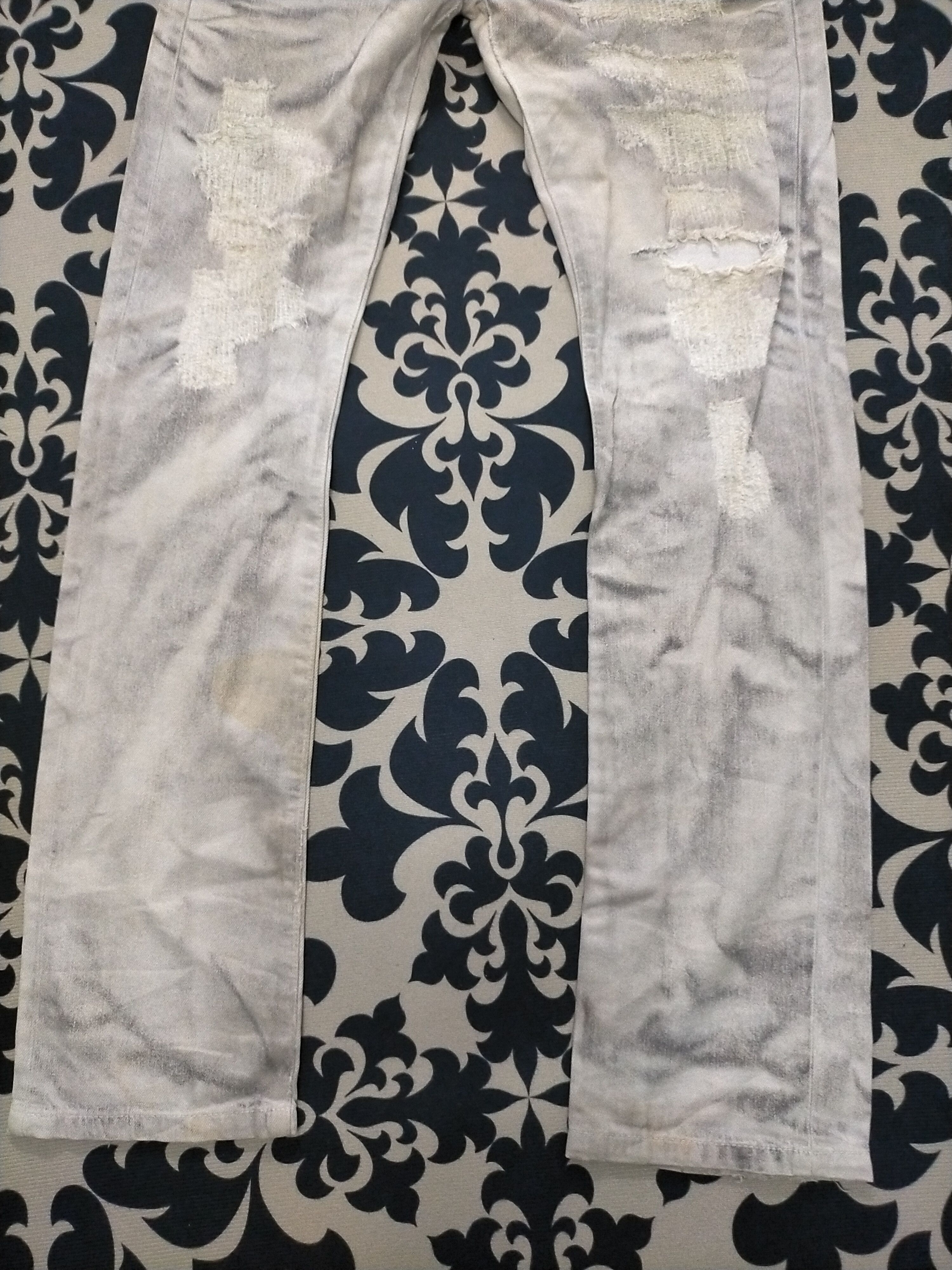 If Six Was Nine × Ring Milano 🔥Rare🔥Ring Milano Distressed Ripped Sick Insane Jeans Size US 30 / EU 46 - 4 Thumbnail