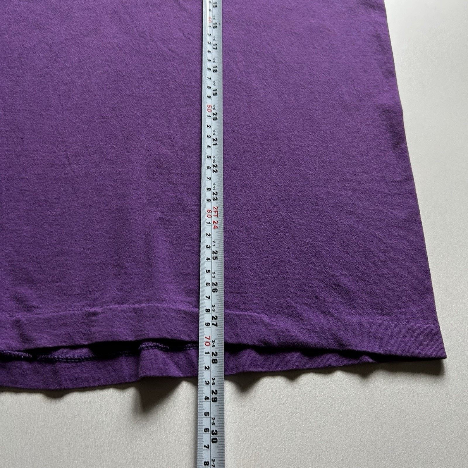 Vintage Vintage Sun Faded Purple Pocket T Shirt XL 90s Single Stitch Size US XL / EU 56 / 4 - 8 Thumbnail