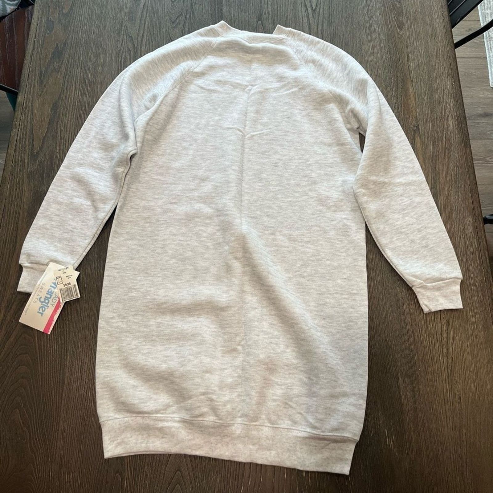 Wrangler NWT Vintage Lady Wrangler Sweats Light Gray Sweatshirt Siz L Size L / US 10 / IT 46 - 10 Thumbnail