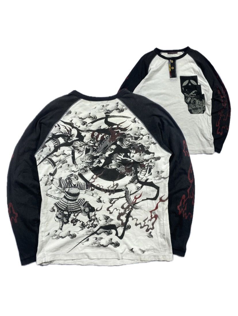 Japanese Brand Japanese dragon tradisional long slevee Size US M / EU 48-50 / 2 - 1 Thumbnail