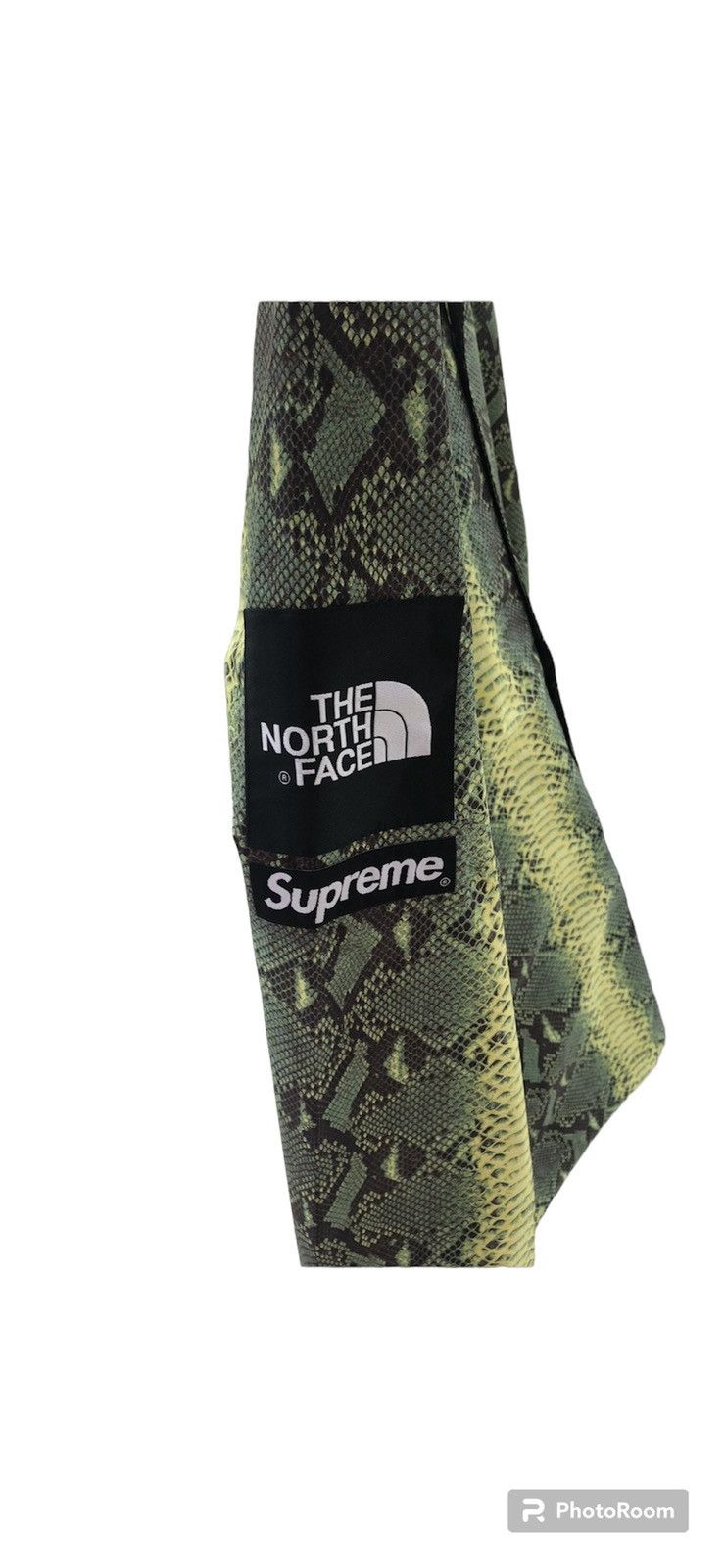 Supreme the north face snakeskin taped cheap seam coaches jacket green