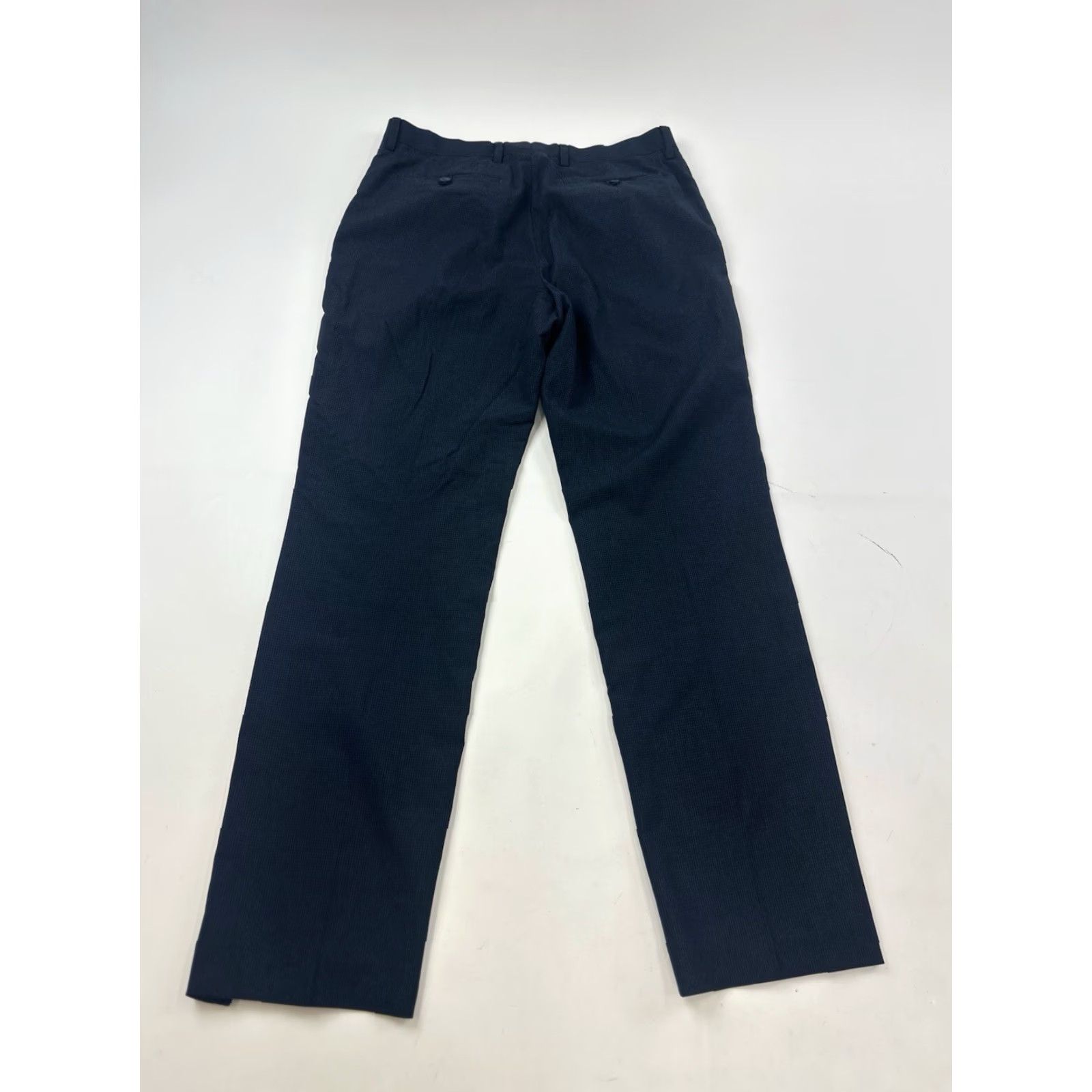 Banana Republic Banana Republic Pants Mens Regular 32x32 Black Pin Check Plaid Chino Flat Front Straight Leg 32 Inseam Mens Size US 32 / EU 48 - 2 Thumbnail