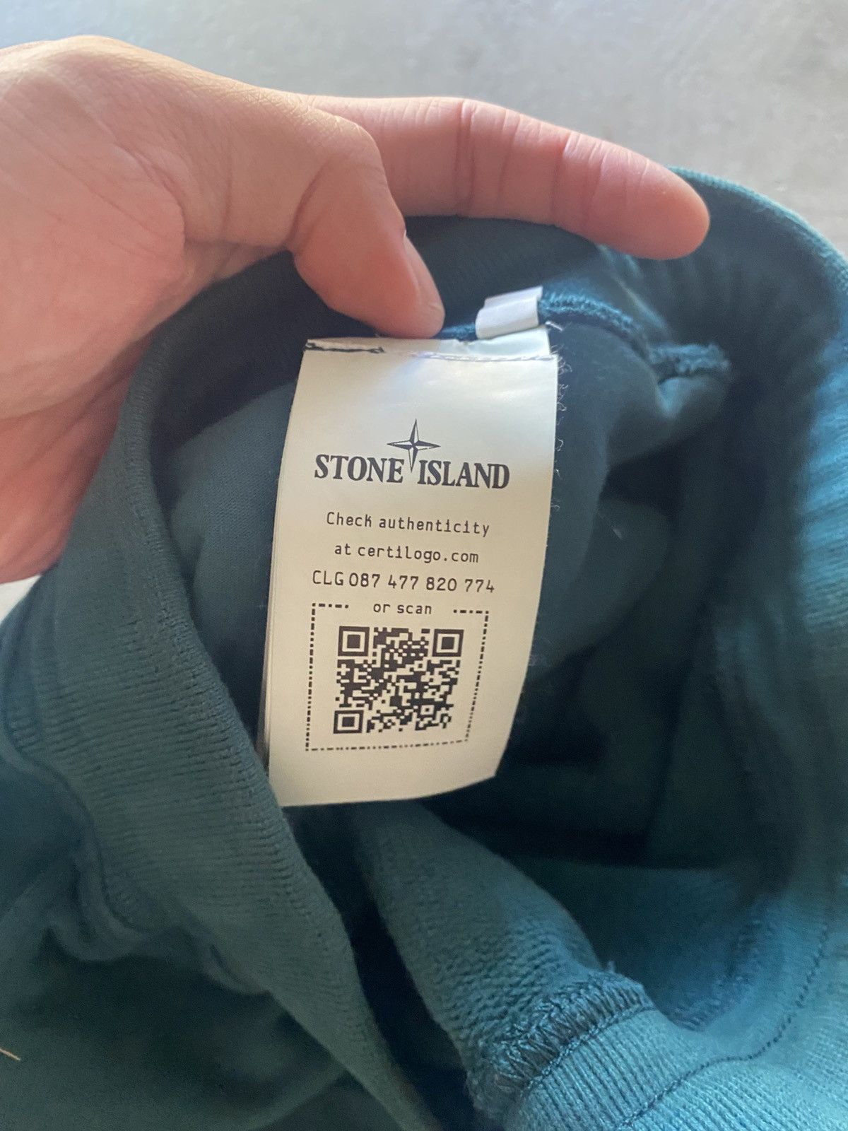 Stone Island Stone Island Teal Sweatpants Size US 33 - 3 Thumbnail