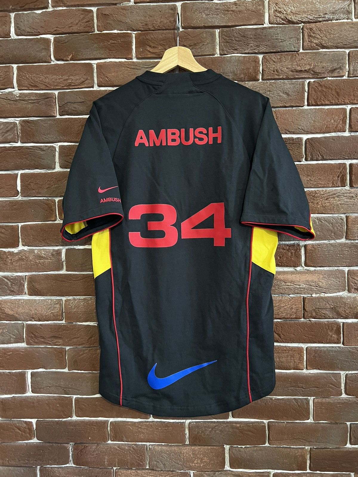 Ambush Design × Nike Rare Ambush Design Nike Soccer Jersey Hype Streetwear S Blac Size US S / EU 44-46 / 1 - 1 Thumbnail