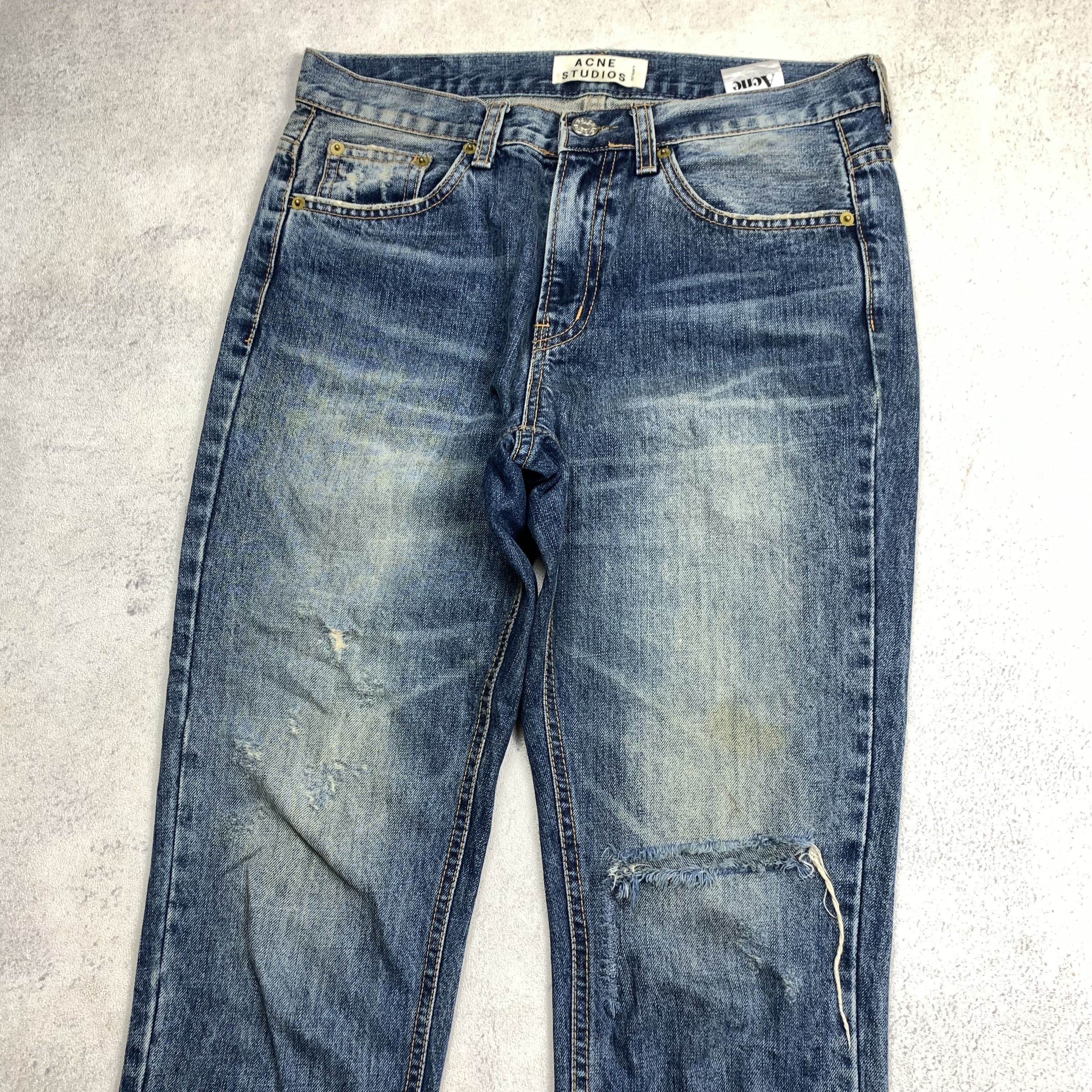 Acne Studios Acne Studios Distressed Denim Size US 30 / EU 46 - 2 Thumbnail