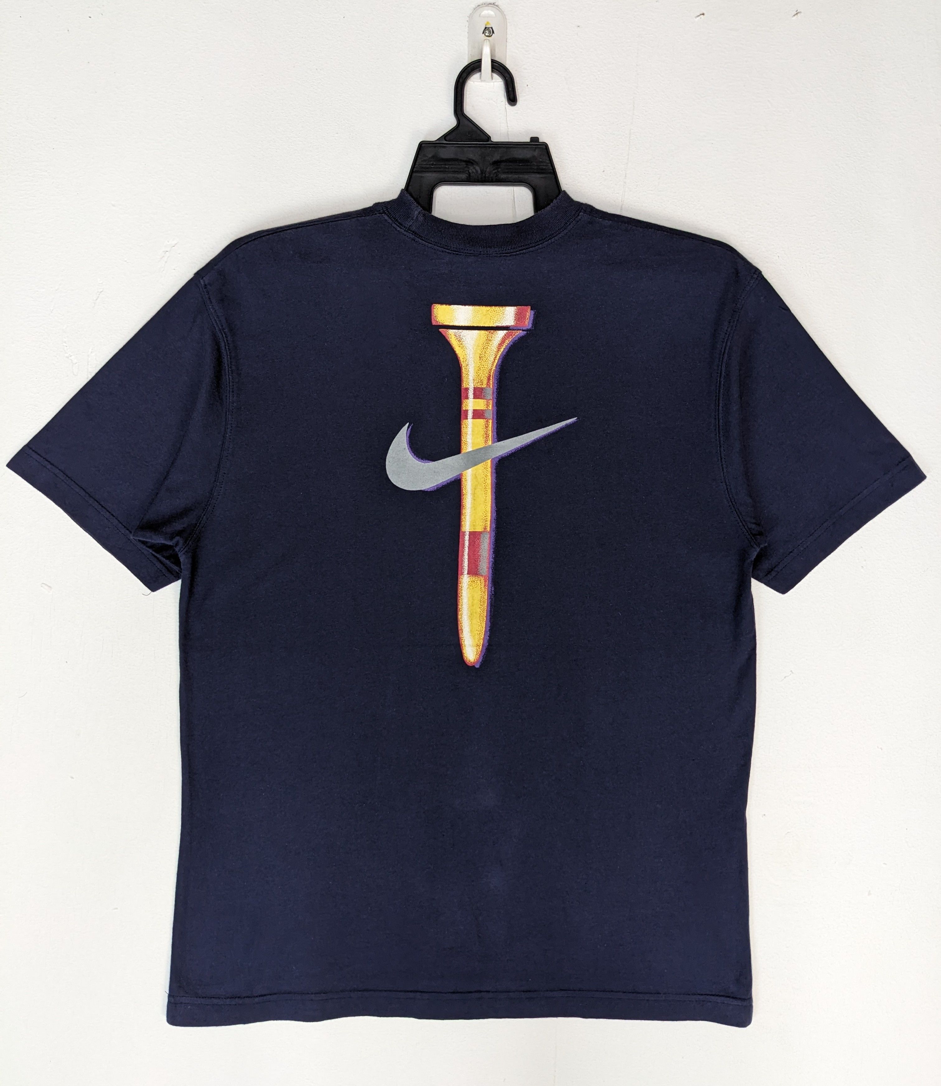 Nike VINTAGE 90S NIKE PIN BIG LOGO TSHIRT Size US M / EU 48-50 / 2 - 1 Thumbnail