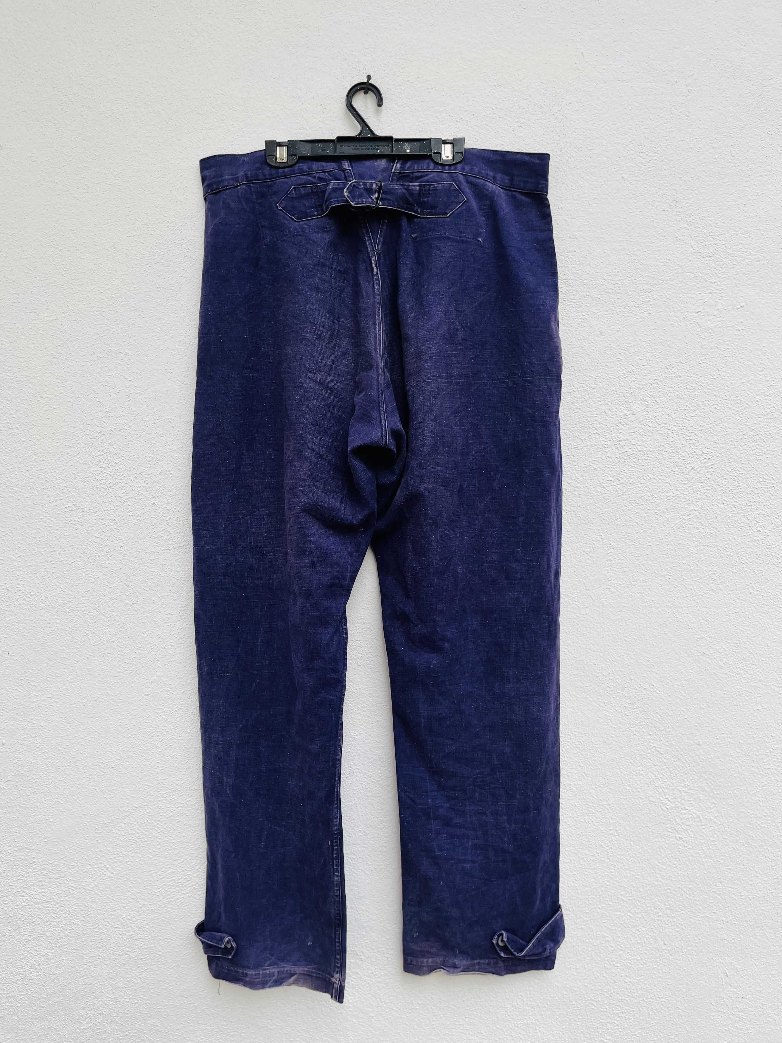 Vintage Vintage 1940s 50s Vintage French Army Work Trousers Size US 34 / EU 50 - 2 Thumbnail