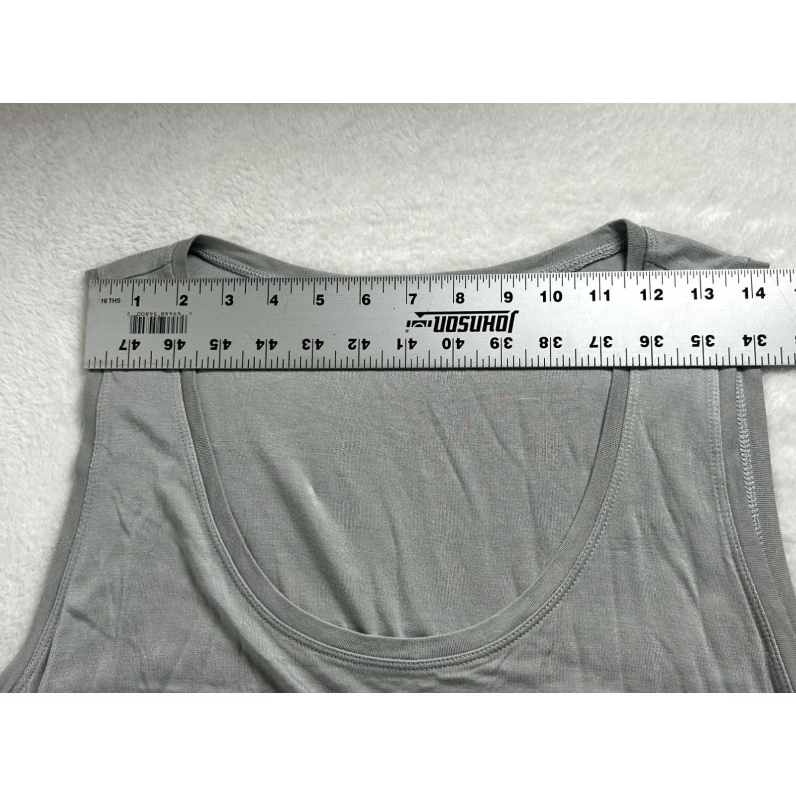 Vintage Cabi Womens Gray Draped Ruched Sleeveless Tunic Dress L Scoop Neck NWOT, Size Large, Short Dress, Tank Dress, Casual, Summer, 00s Style, Womens Size L / US 10 / IT 46 - 6 Thumbnail