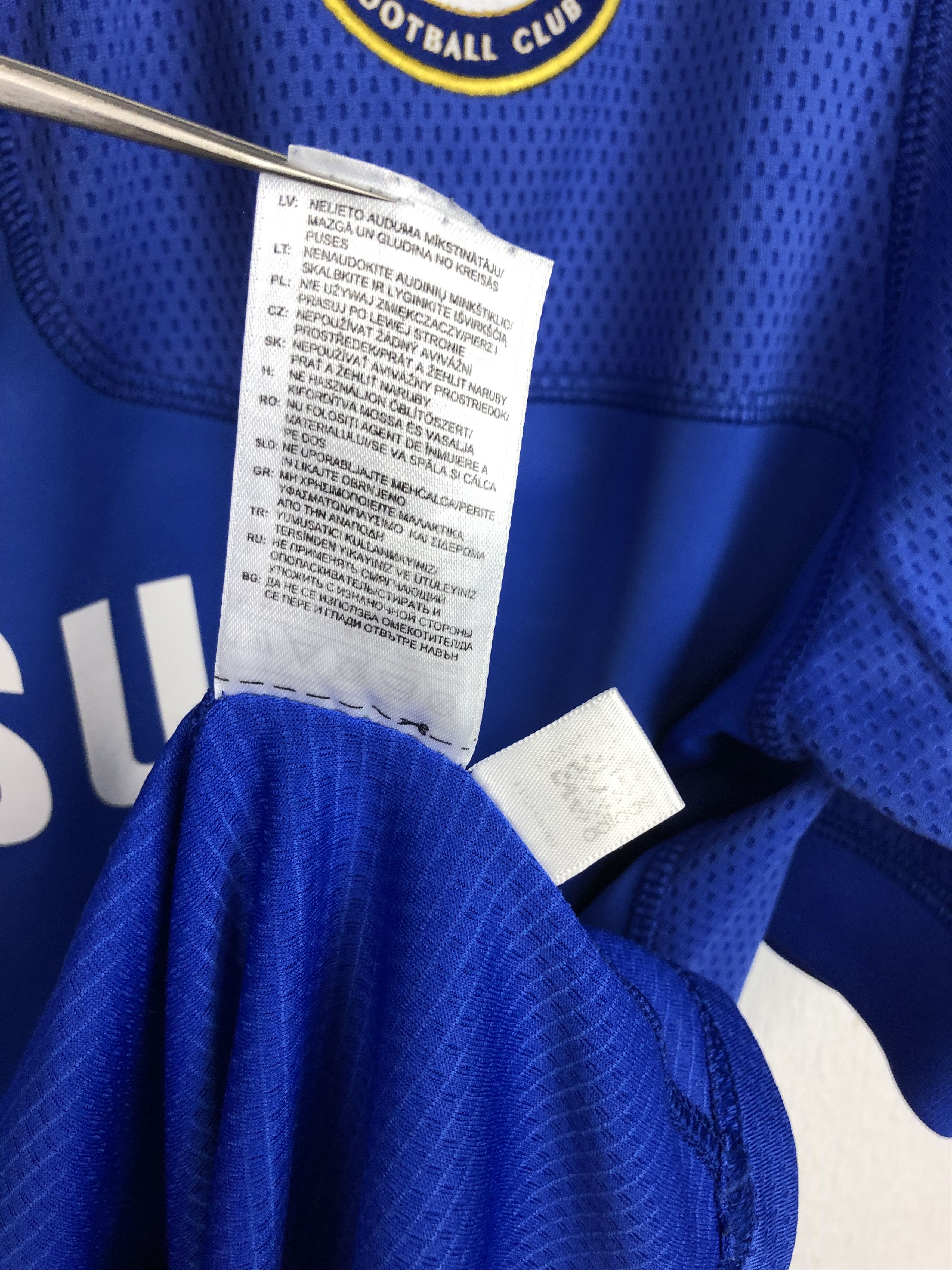 Adidas Chelsea Home football shirt 2009 Soccer Adidas Jersey Mens Size US XL / EU 56 / 4 - 10 Thumbnail