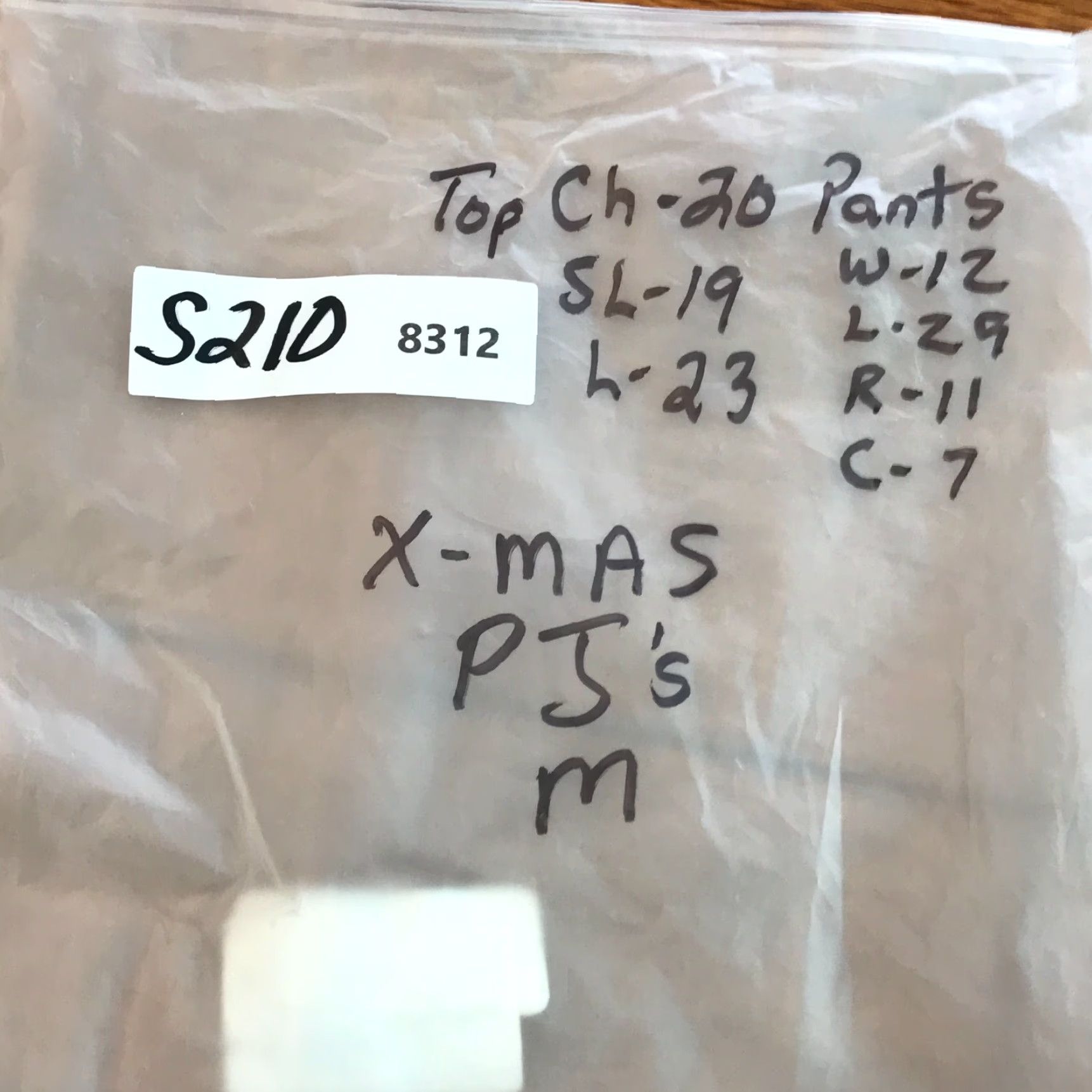 Vintage Dear Santa I'll Go For It 2 Piece Xmas Pajama Set Womens Medium Red Size ONE SIZE - 7 Thumbnail