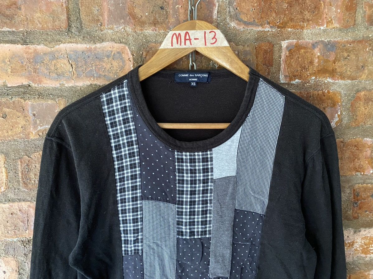 Comme des Garcons Homme 2006 CDGH patchwork reconsuction long sleeve Size US S / EU 44-46 / 1 - 3 Thumbnail