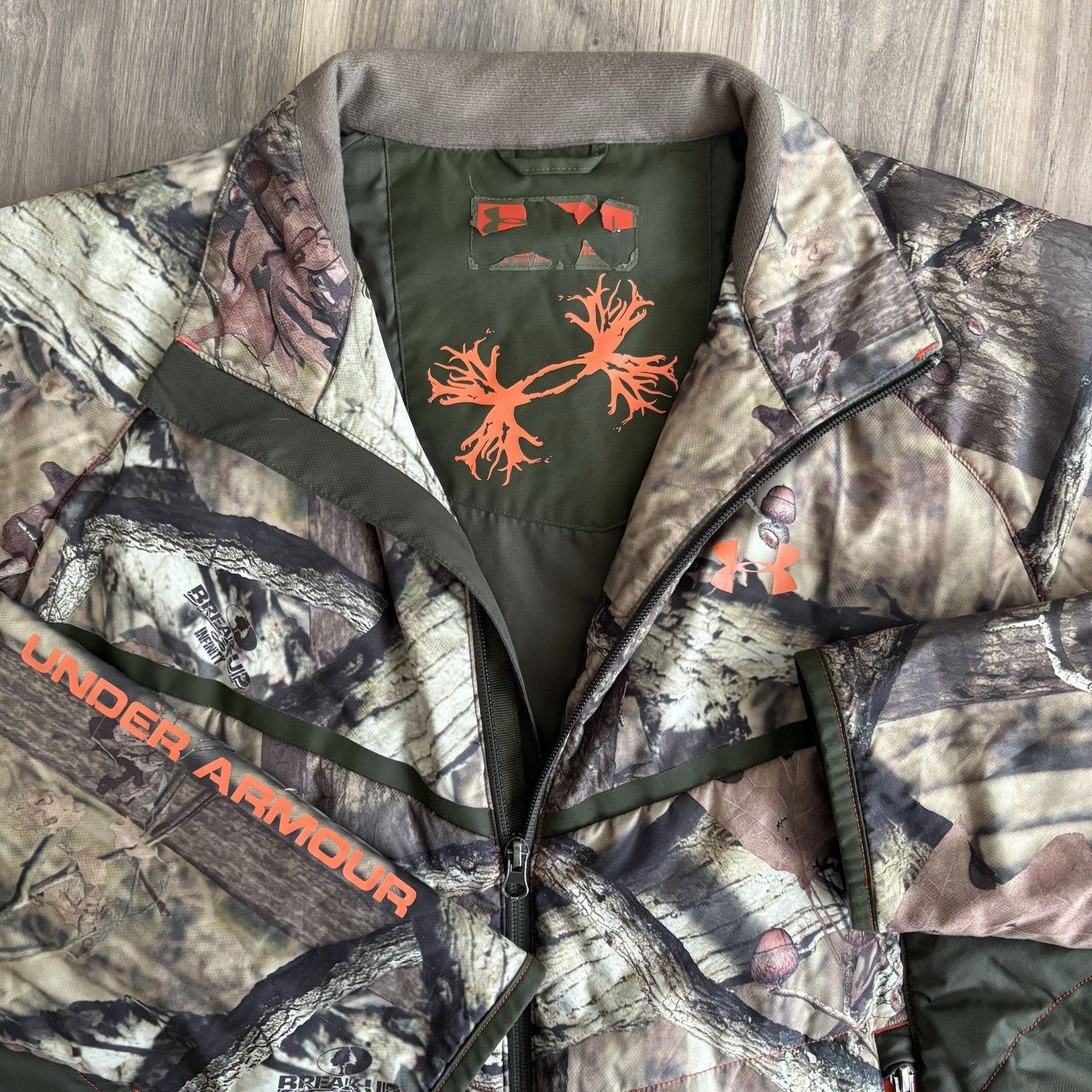 Under Armour Under Armour Storm Mossy Oak Jacket Men's Size L Real Tree Size US L / EU 52-54 / 3 - 6 Thumbnail