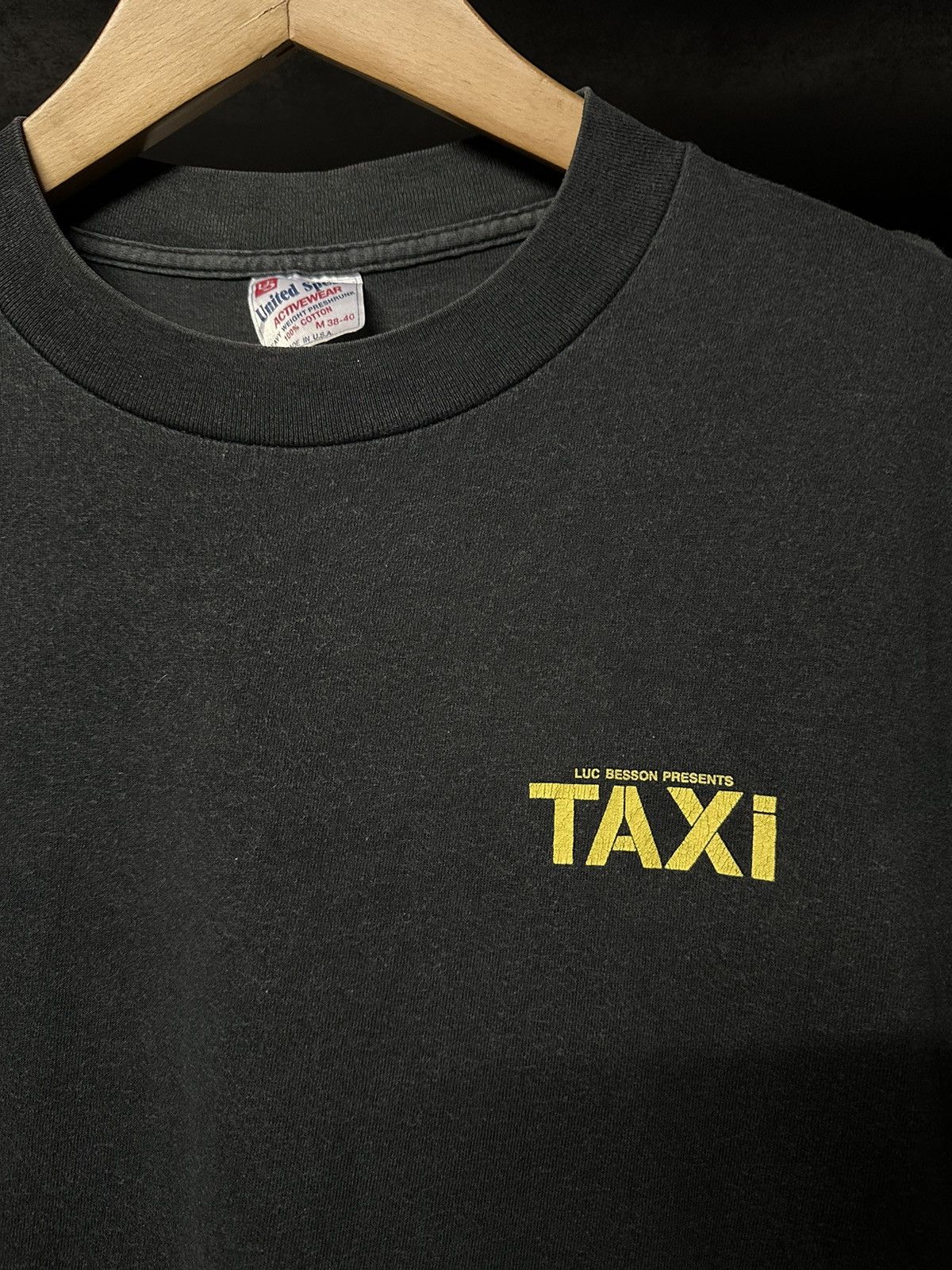 Vintage Vintage 90s Movie Taxi Luv Besson Faded Tee Size US M / EU 48-50 / 2 - 6 Thumbnail
