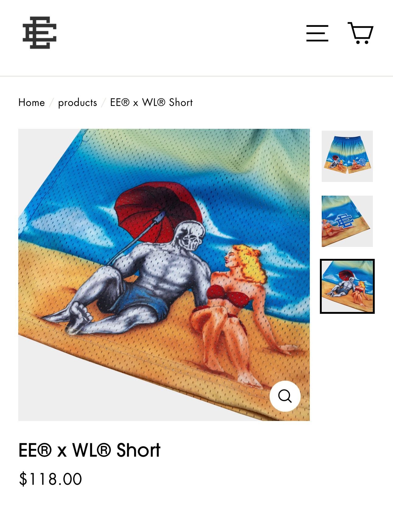 Eric Emanuel × Warren Lotas NEW Eric Emanuel x Warren Lotas Shorts Large Size US 34 / EU 50 - 11 Thumbnail