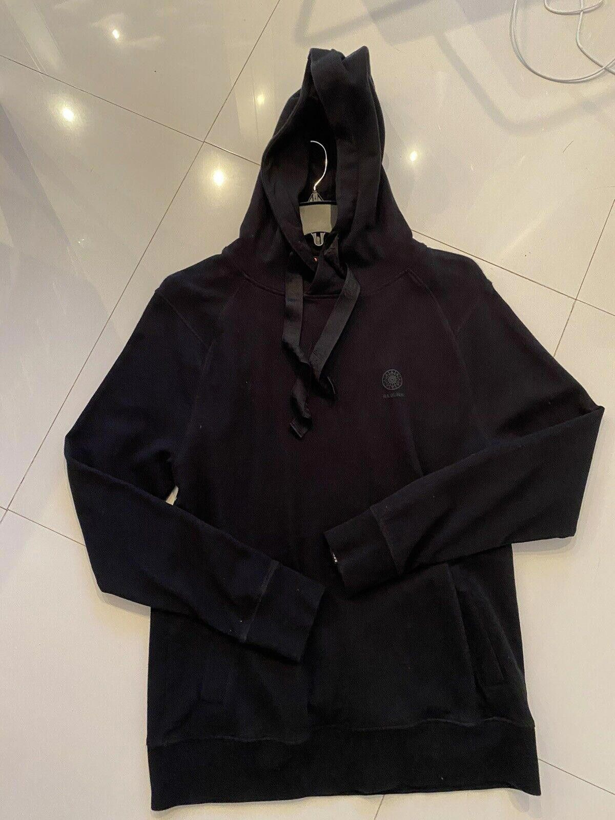 Rae Burn Black Pullover Hoodie Size L