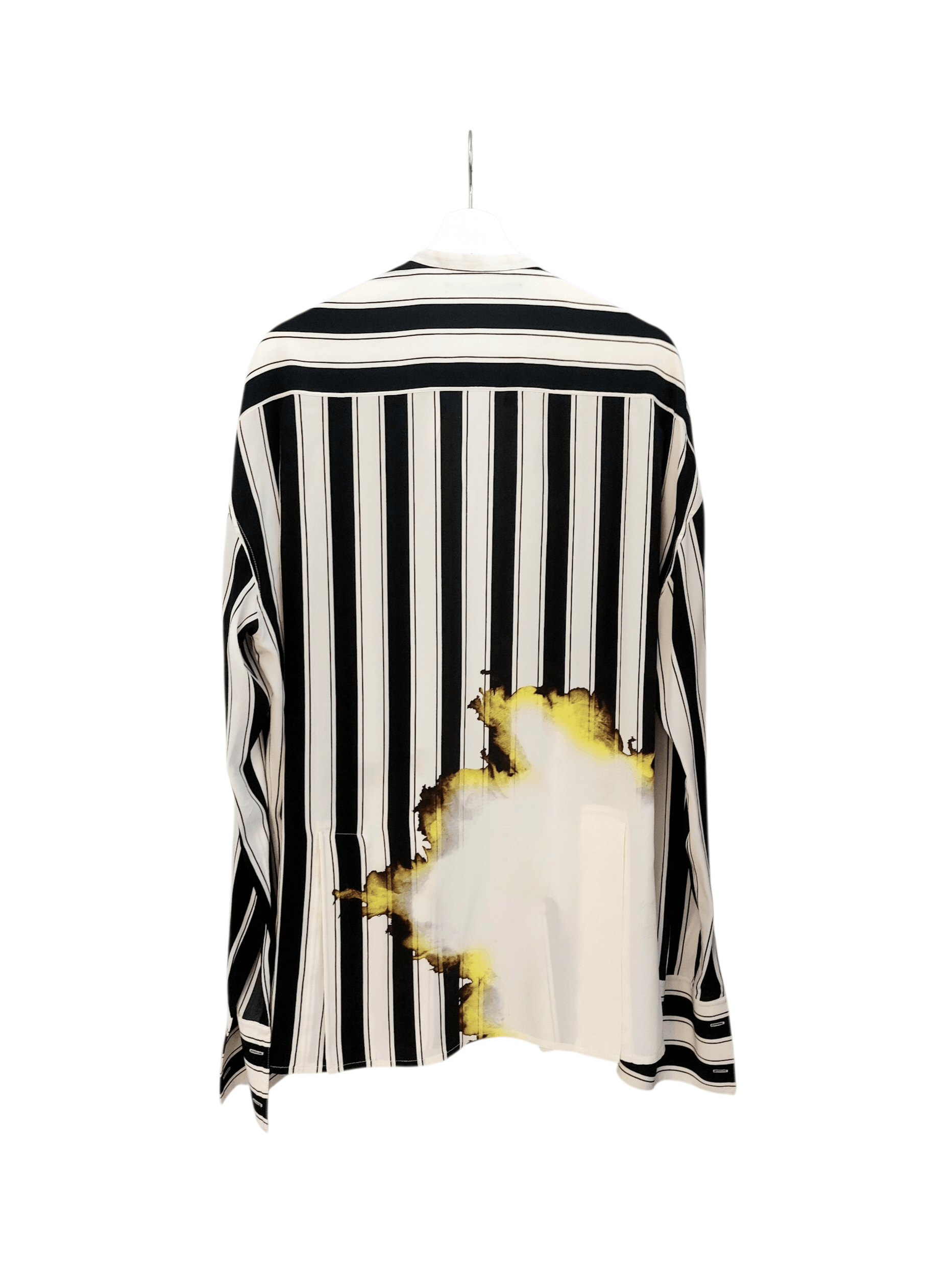 Haider Ackermann Haider Ackermann SS 2017 Striped Flame Print Silk Shirt Size US S / EU 44-46 / 1 - 8 Thumbnail