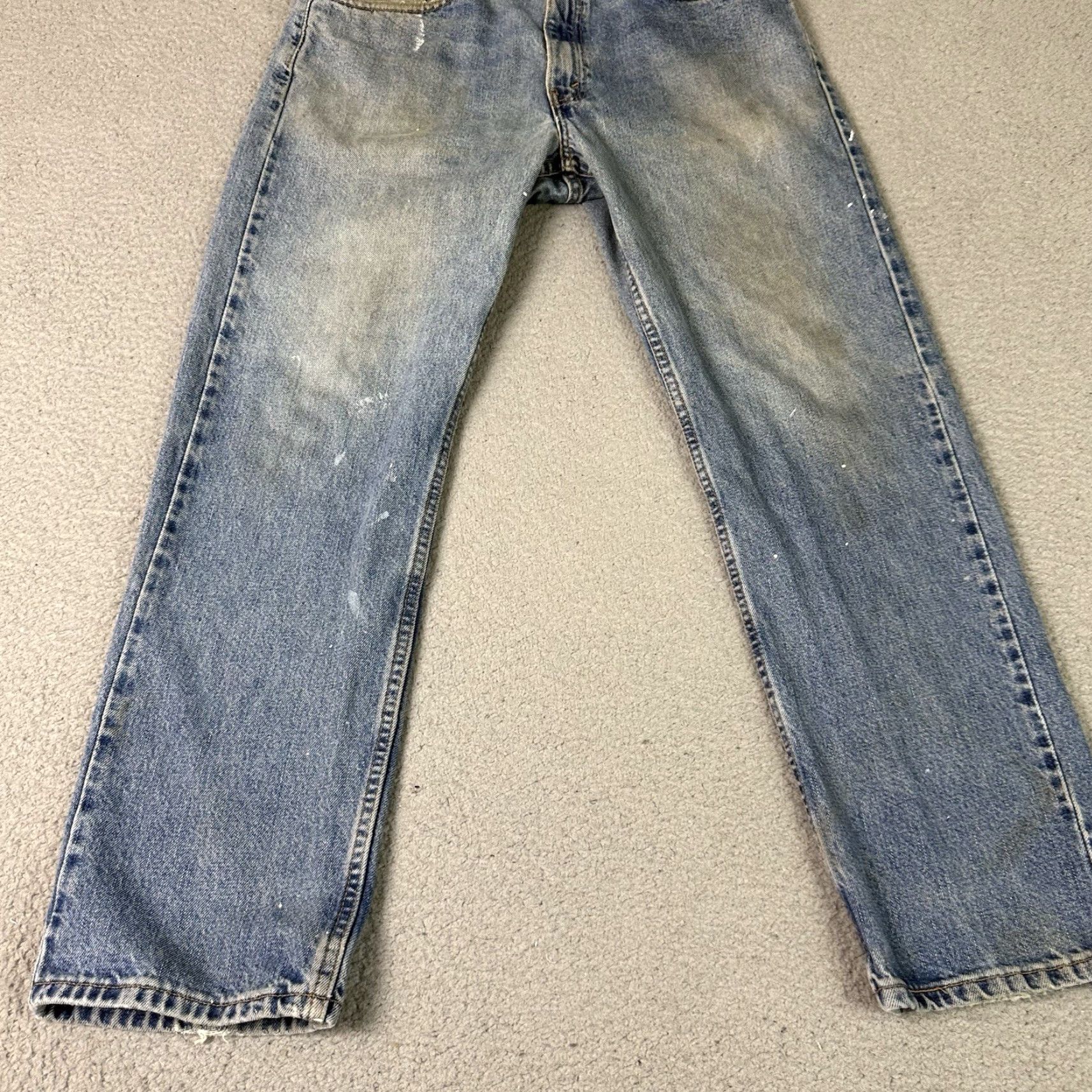 Levi's VINTAGE Levi's 505 Jeans Adult 34x30 Light Blue Straight Regular 90s Grunge Denim Jeans Mens Size US 34 / EU 50 - 4 Thumbnail