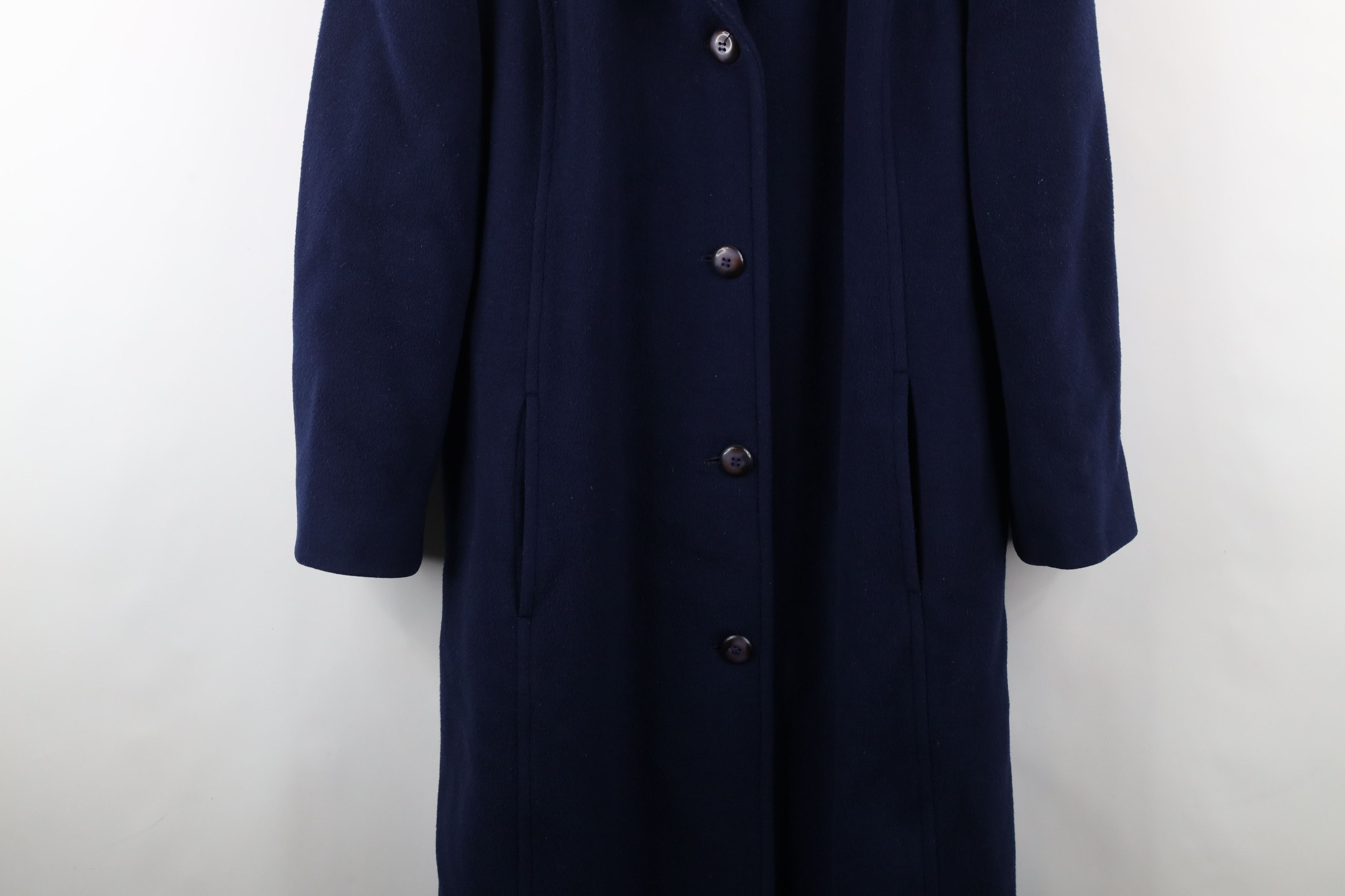 Pendleton × Vintage Vintage 90s Pendleton Heavy Wool Trench Coat Jacket Blue USA Size XL / US 12-14 / IT 48-50 - 3 Thumbnail