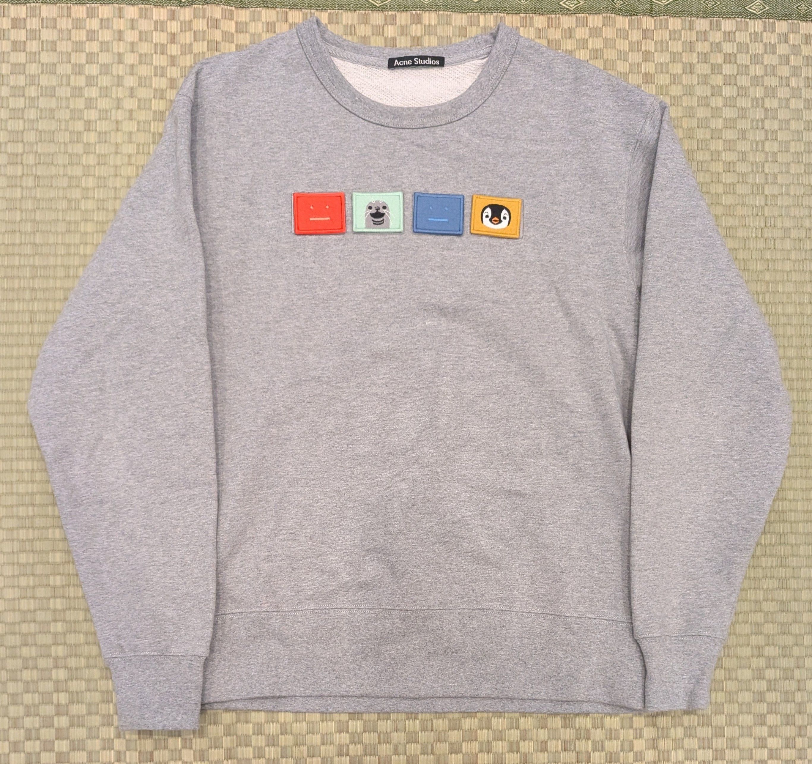 Acne Studios Faircro Animal Face Sweatshirt Made in Portugal