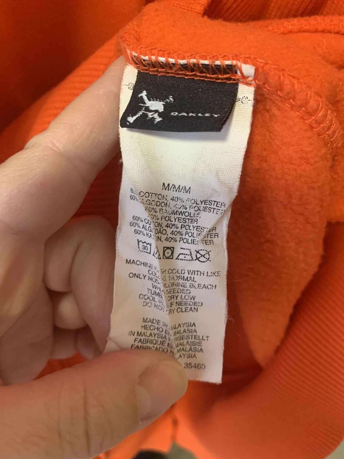 Oakley Oakley Factory Pilot Hoodie Men's Flare Orange SportsApparel Size US M / EU 48-50 / 2 - 8 Thumbnail