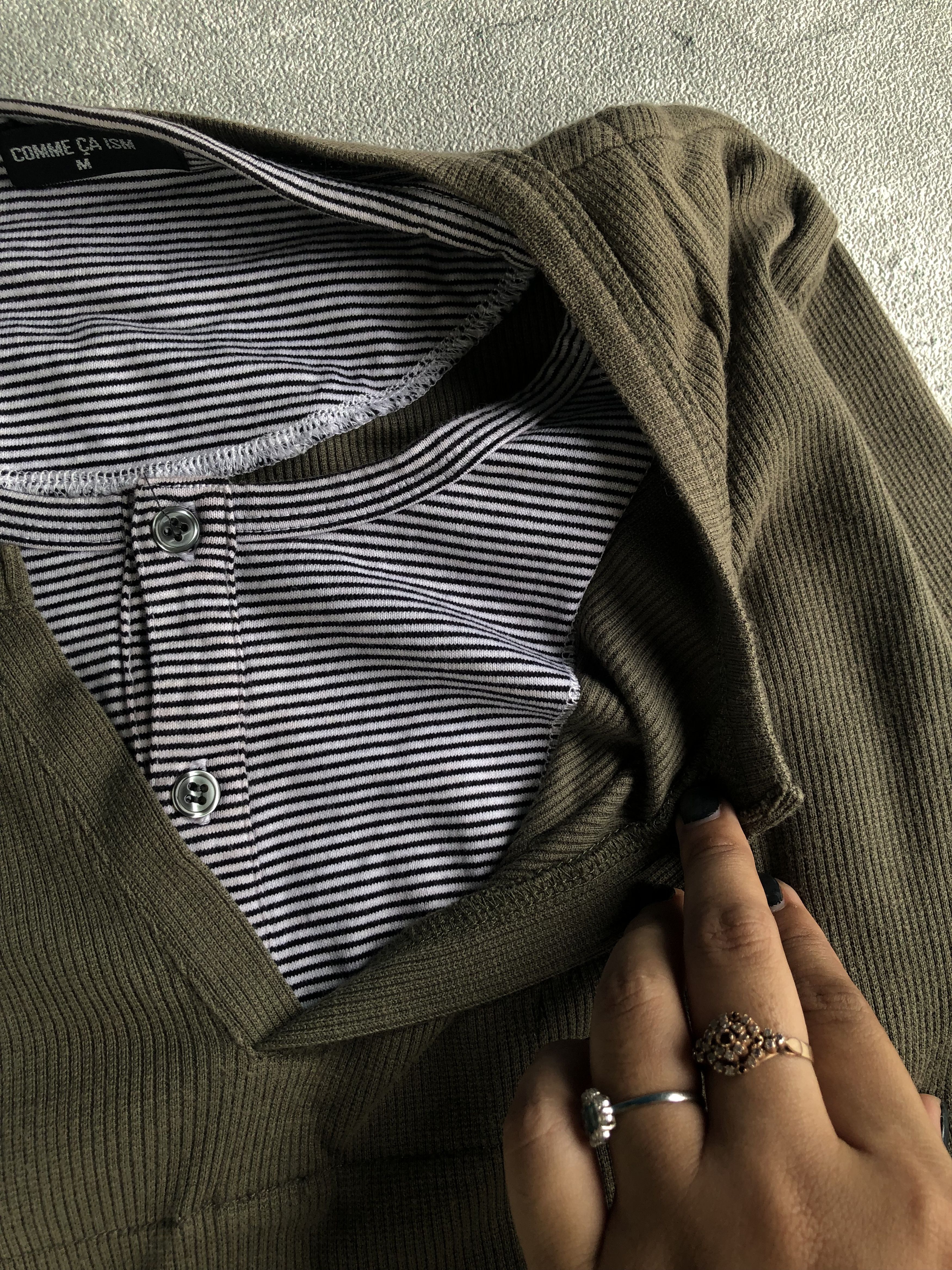Comme Ca Ism × Japanese Brand Comme Ca Ism Double Layer Gothic Punk Longsleeve Size US M / EU 48-50 / 2 - 4 Thumbnail
