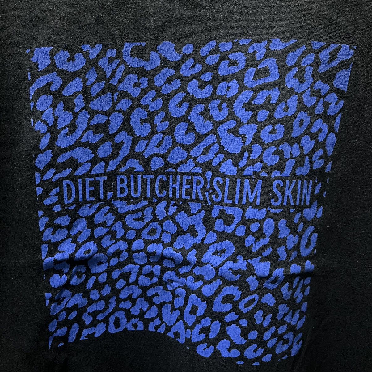 Diet Butcher Slim Skin 🔥Sunfaded Diet Butcher Slim Skin Punk/Leopard Logo Tees Size US S / EU 44-46 / 1 - 3 Thumbnail