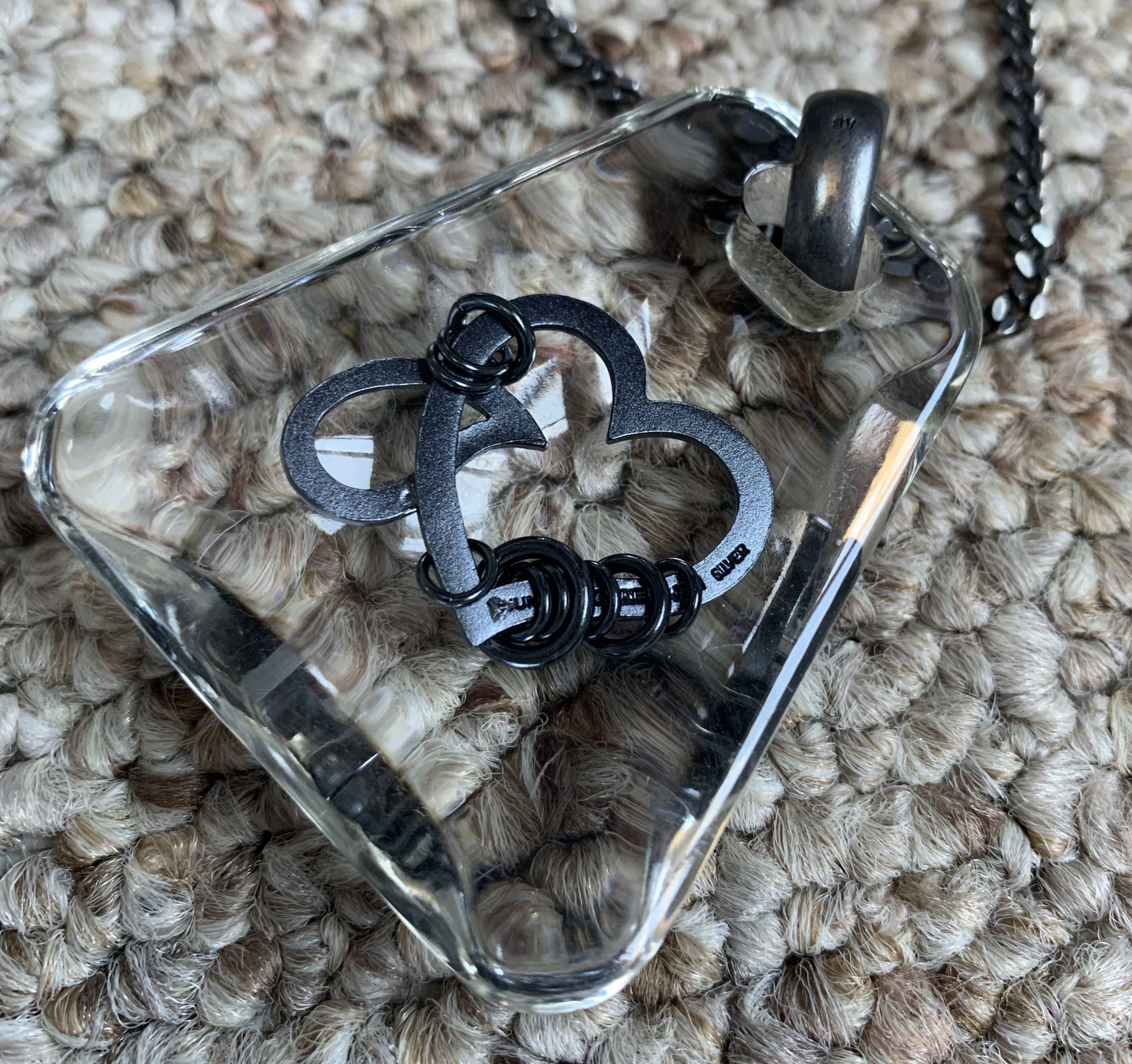 Jam Home Made × Number (N)ine FW03 Number (N)ine Crying Heart Sterling Silver Necklace Size ONE SIZE - 9 Thumbnail