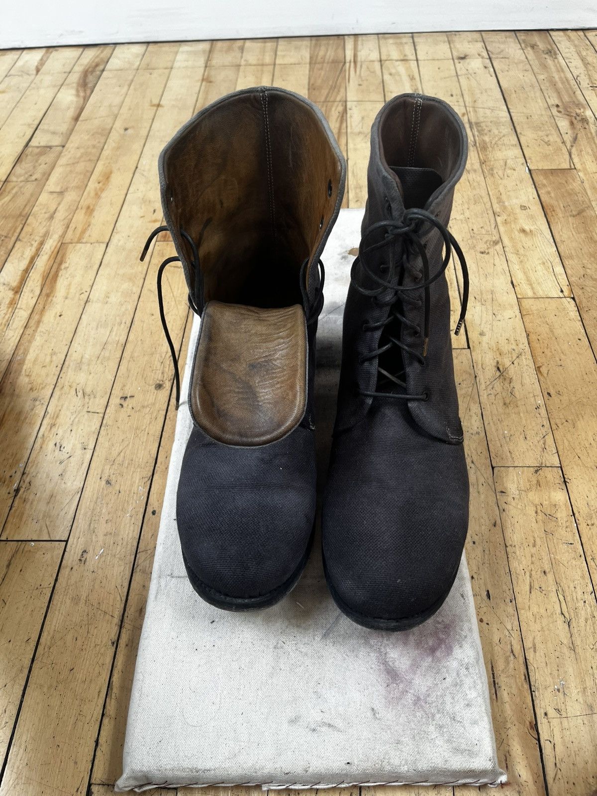 A1923 A diciannoveventitre cotton canvas boots Size US 9.5 / EU 42-43 - 1 Thumbnail