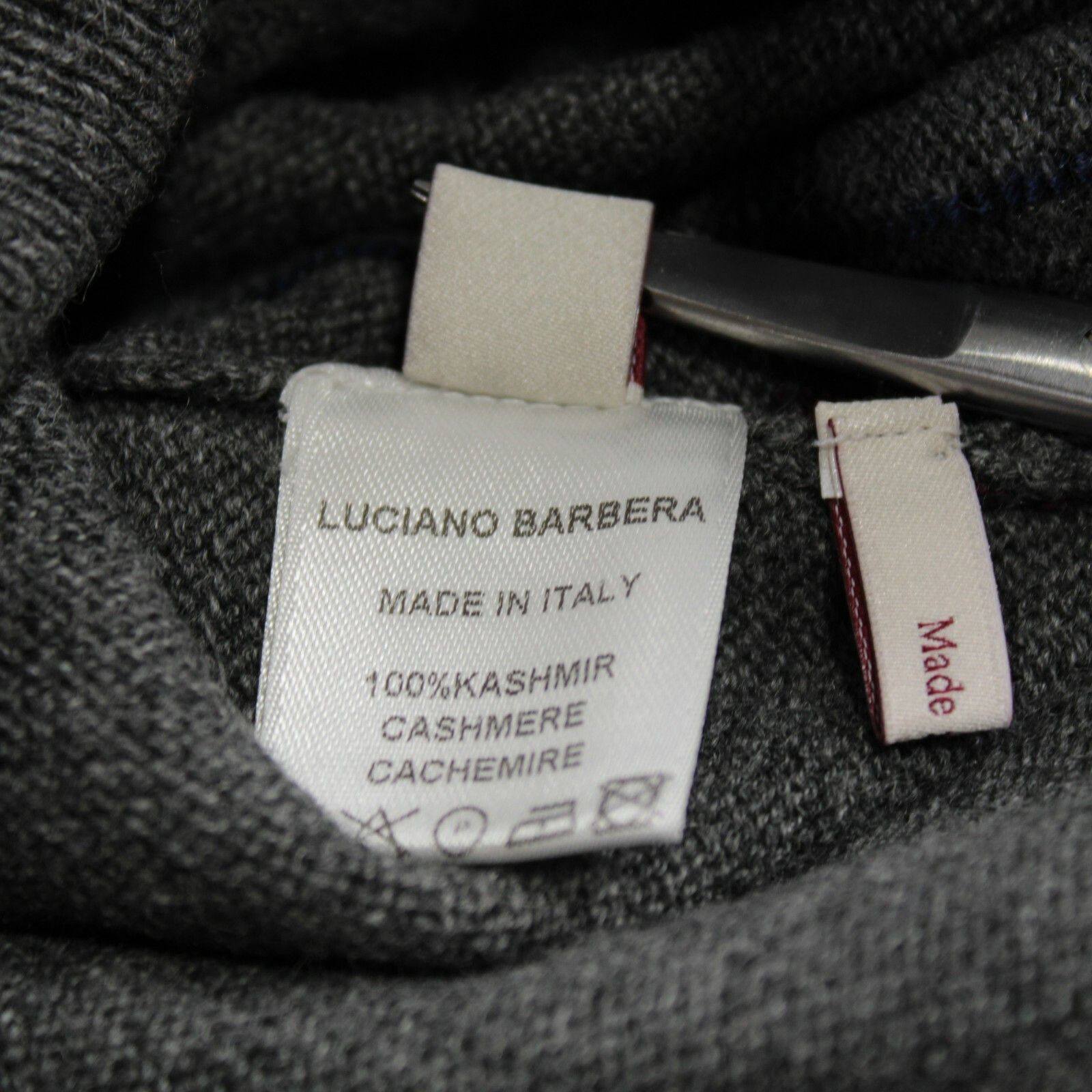 Luciano Barbera Luciano Barbera Sweater Size US S in Gray Size US S / EU 44-46 / 1 - 8 Thumbnail