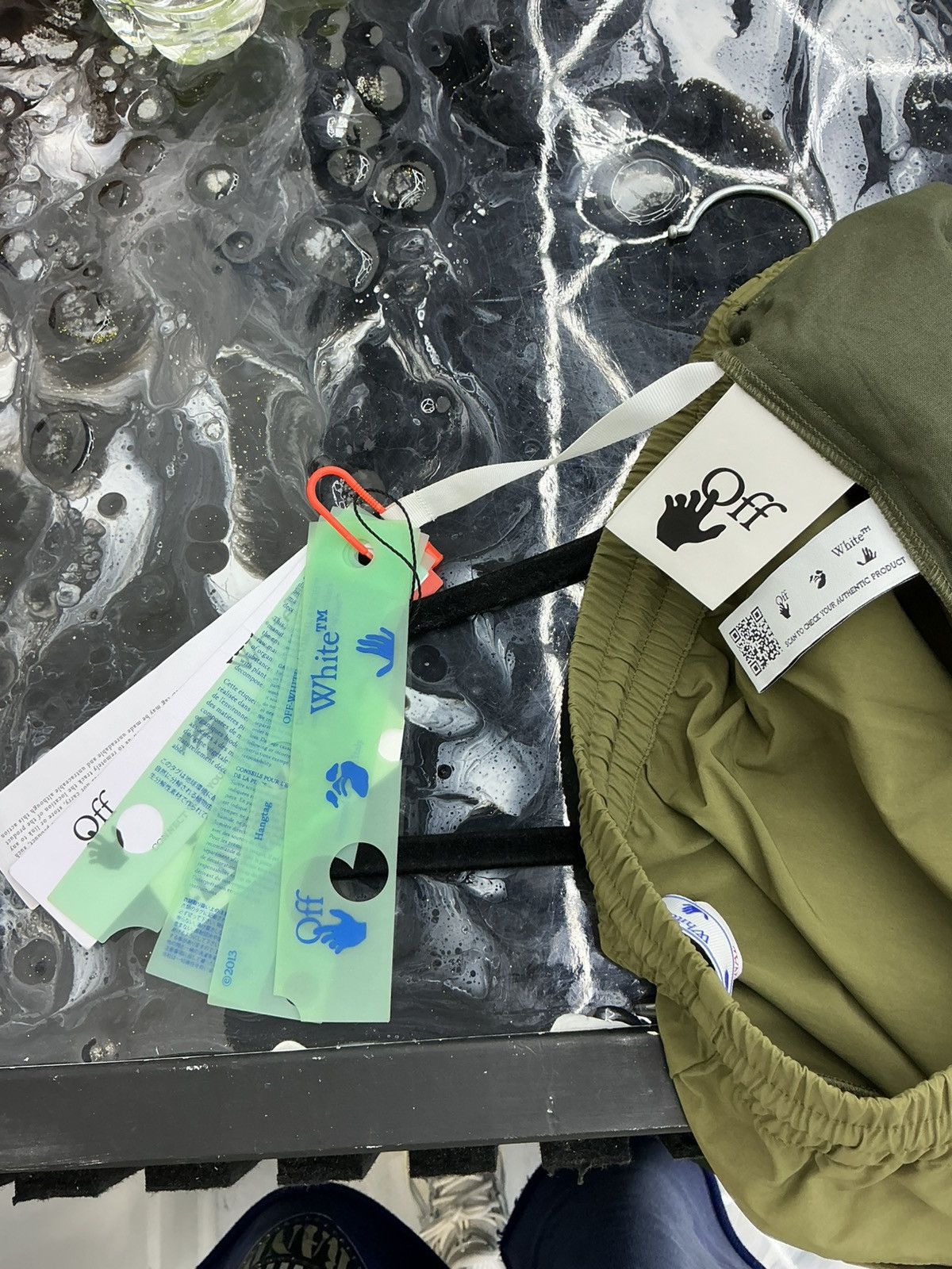 Off-White Off White Track Pants Olive Green Size L Size US 34 / EU 50 - 9 Thumbnail