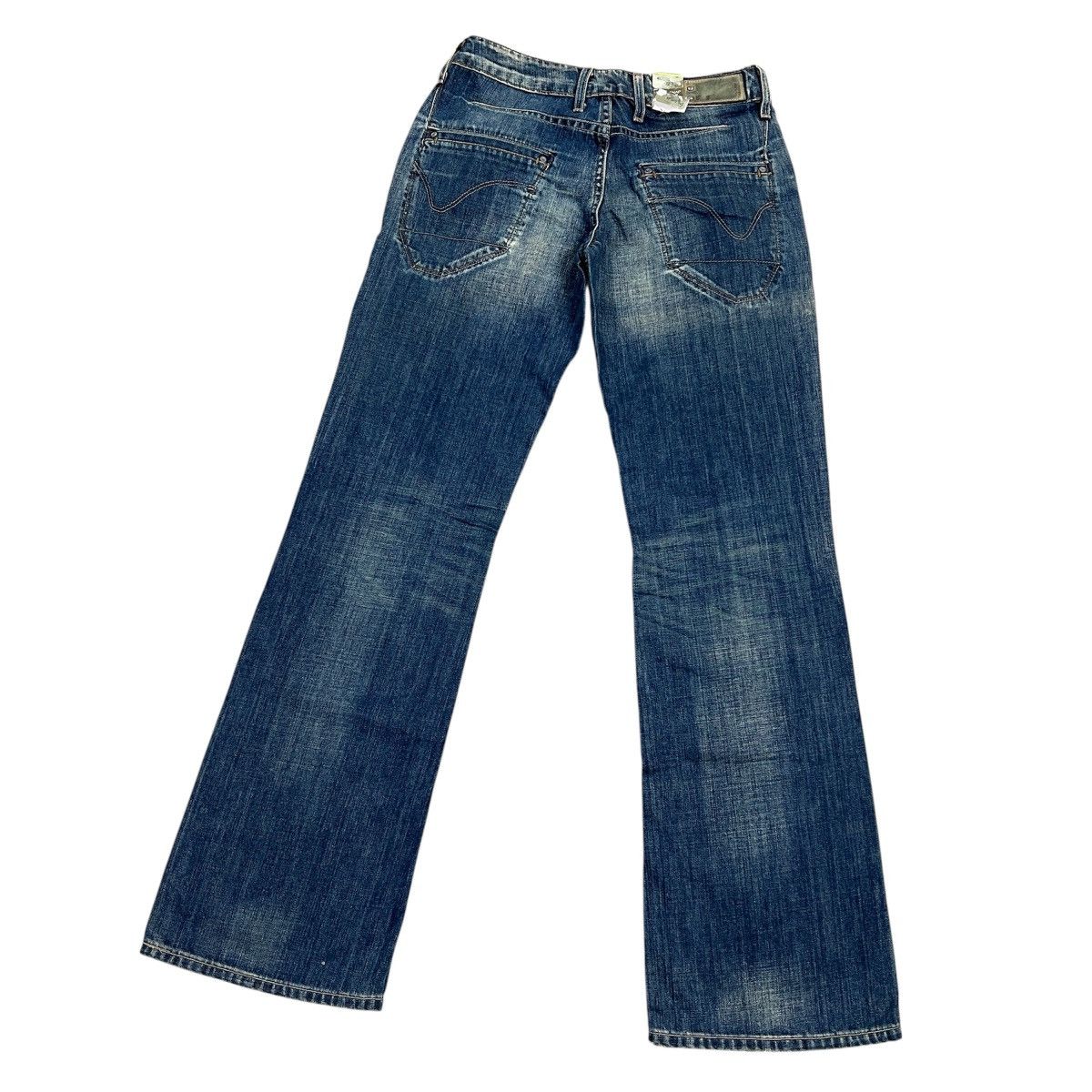G-Star Vintage Diesel Y2K Bootcut Jeans Distressed Blue Denim Size 26" / US 2 / IT 38 - 5 Thumbnail